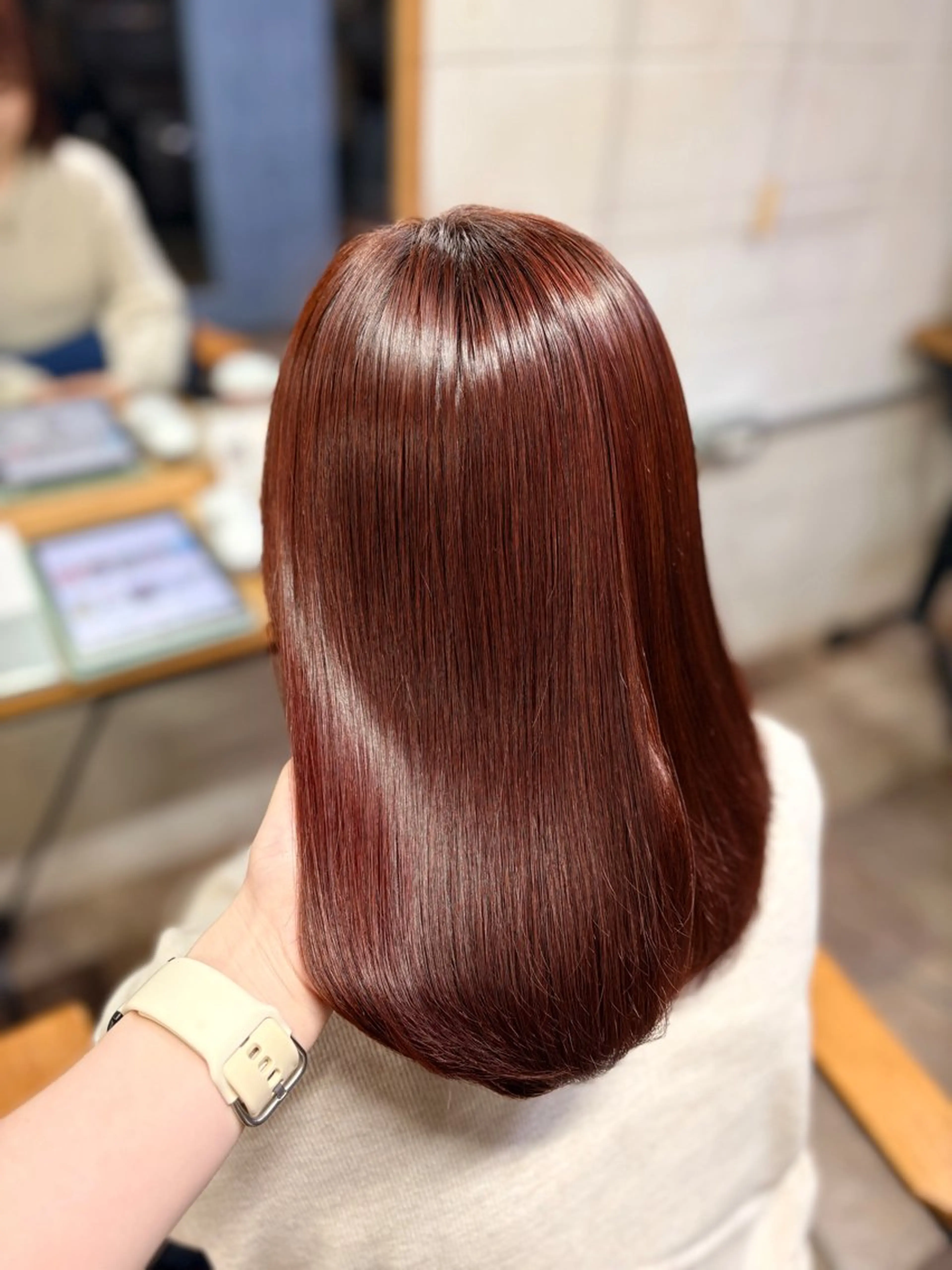 セミロング ヘアカラー eim hair liam 調布店所属・🌼eim調布/山崎 麻衣🌼のヘアスタイル