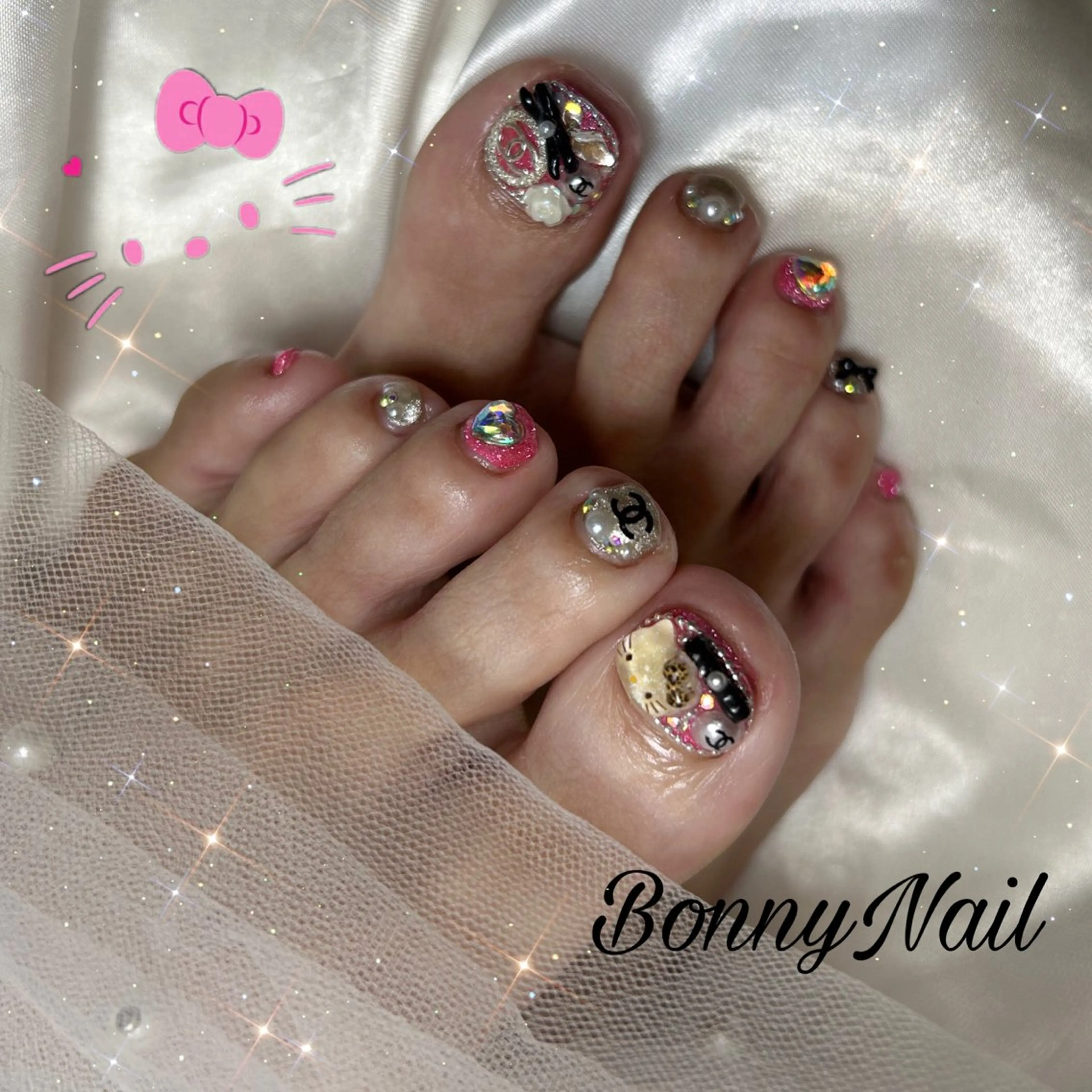 ネイル フットネイル Bonny Nailのネイルデザイン