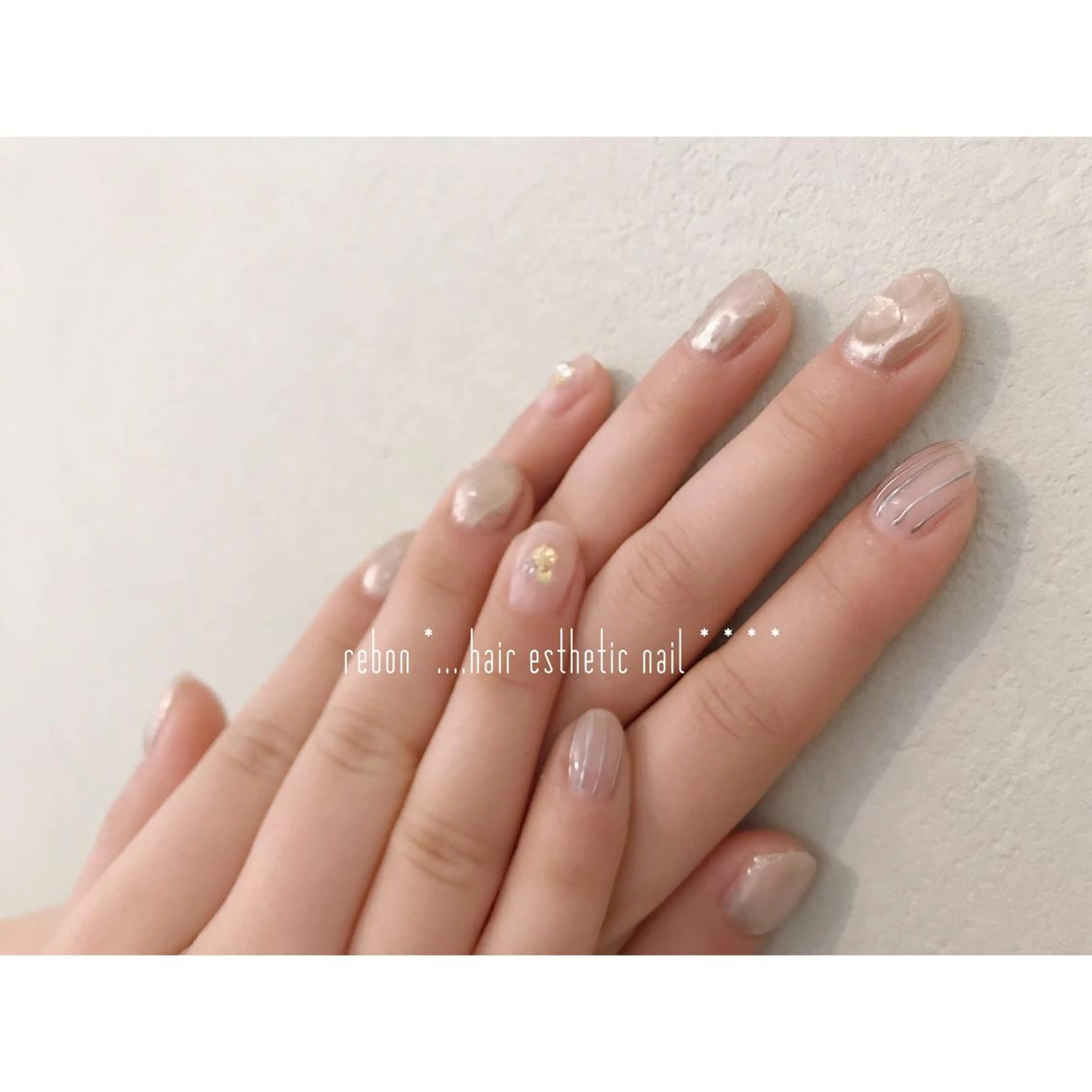 ネイル ハンドネイル フットネイル rebon＊ natsukiのネイルデザイン