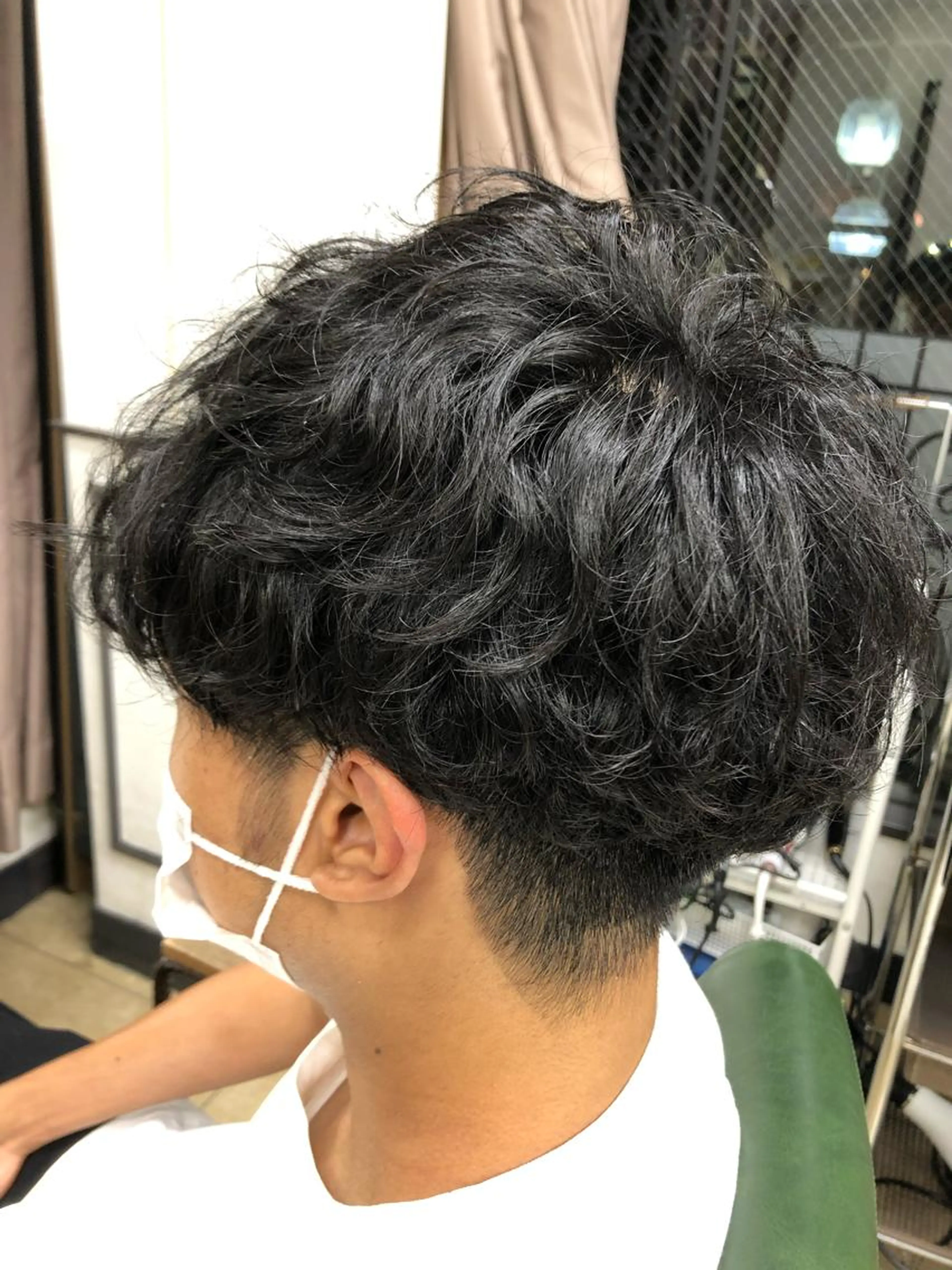 メンズカット＋波巻きパーマの写真