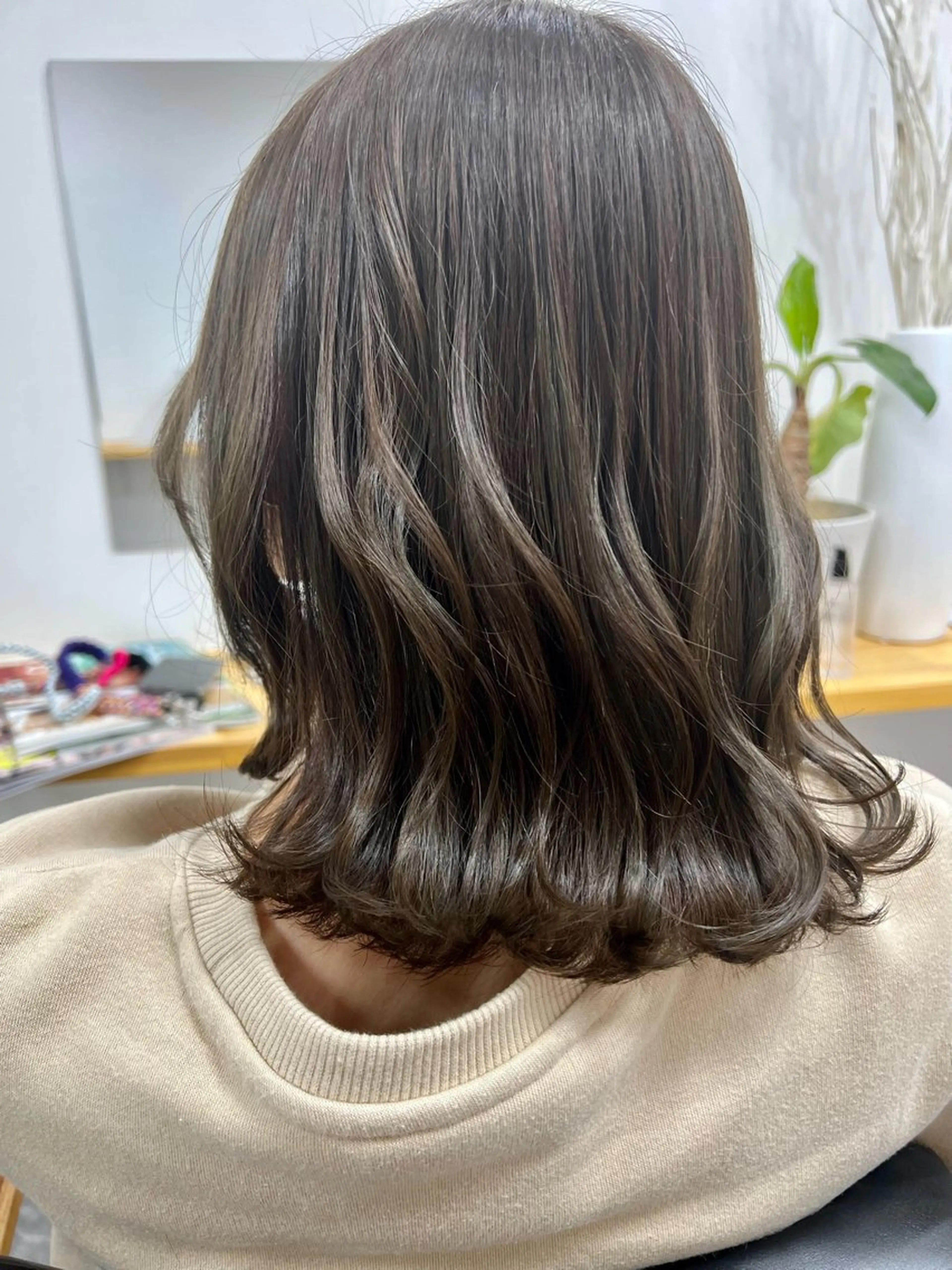 ミディアム カラー 透明感◎ / 艶髪 /  森田のヘアスタイル