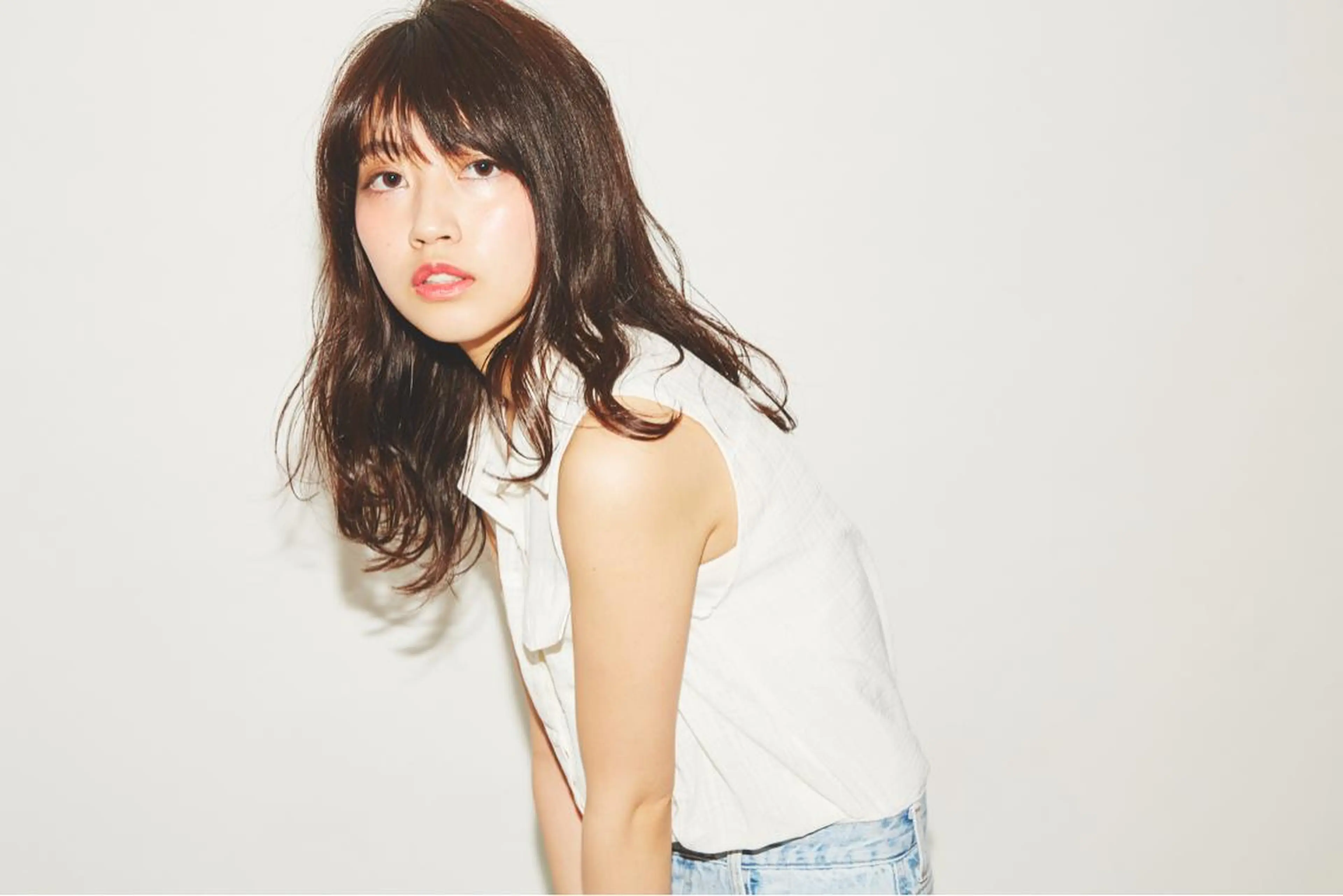 セミロング カラー パーマ ヘアアレンジ メンズ キッズ ネイル マツエク・マツパ アティリー 西梅田のヘアスタイル