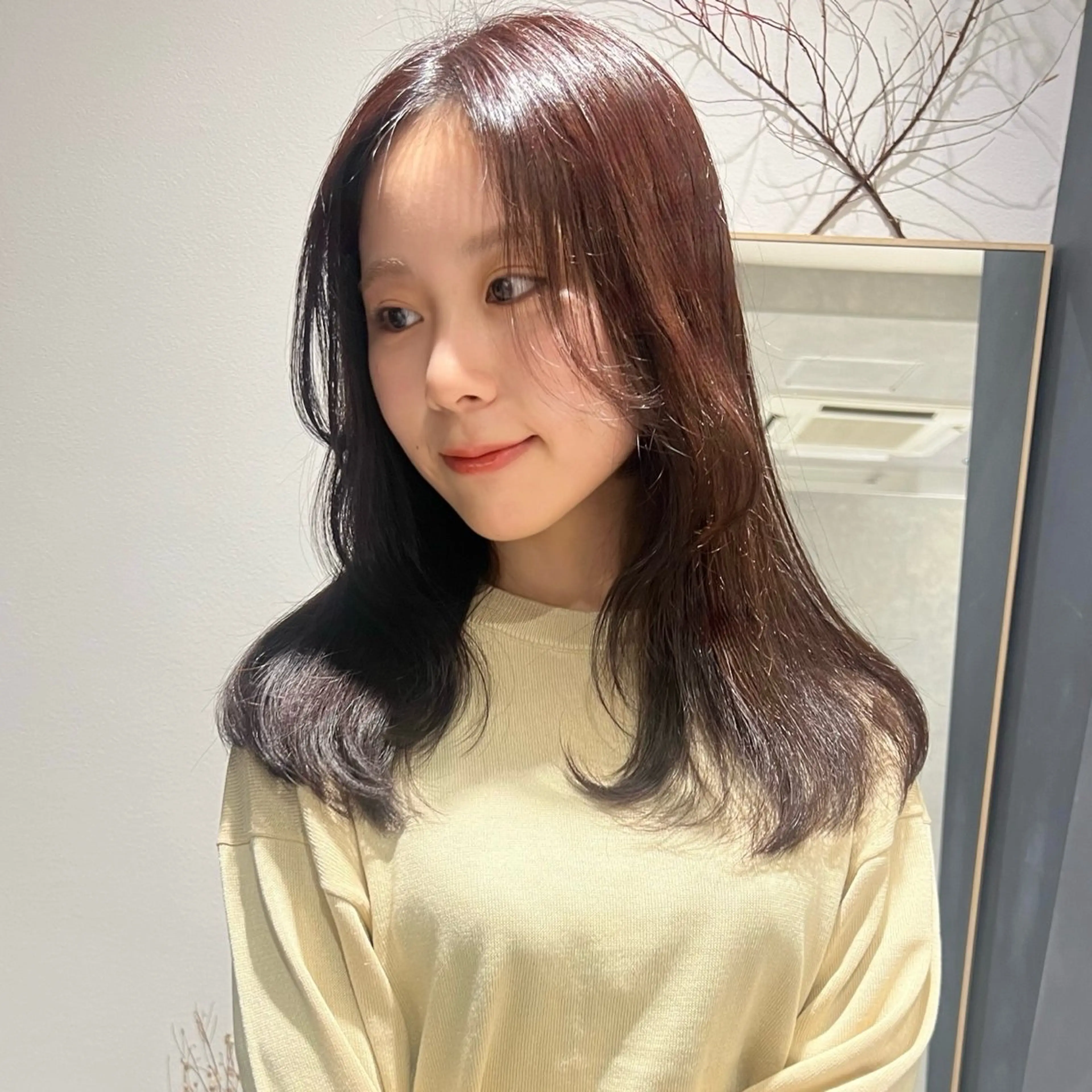 ロング レイヤーカット カット ヘアカラー トリートメント AI TOKYO　S所属・mizuki 【韓国レイヤー】のヘアスタイル