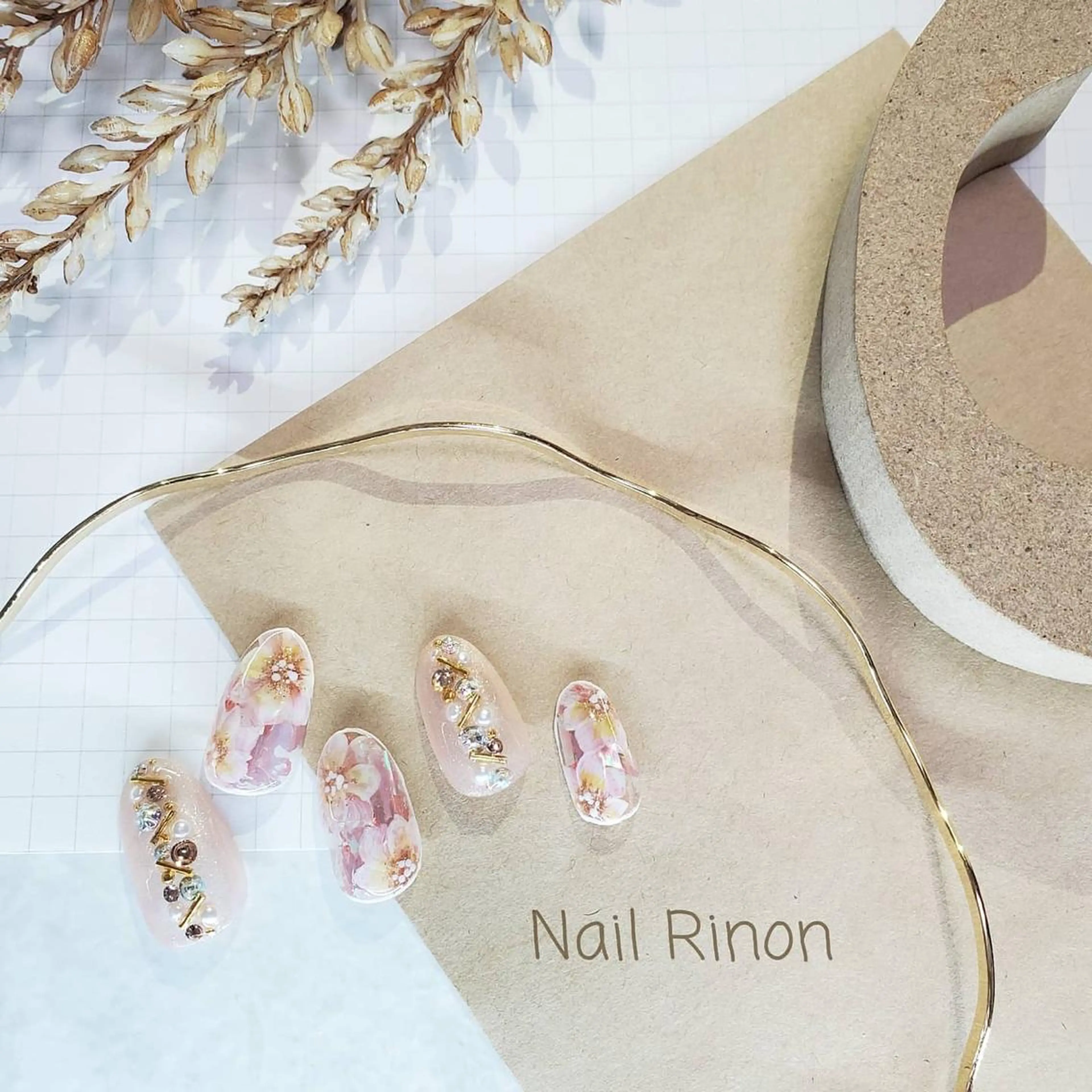 ネイル アートネイル キラキラネイル ハンドネイル Nail Rinonのネイルデザイン