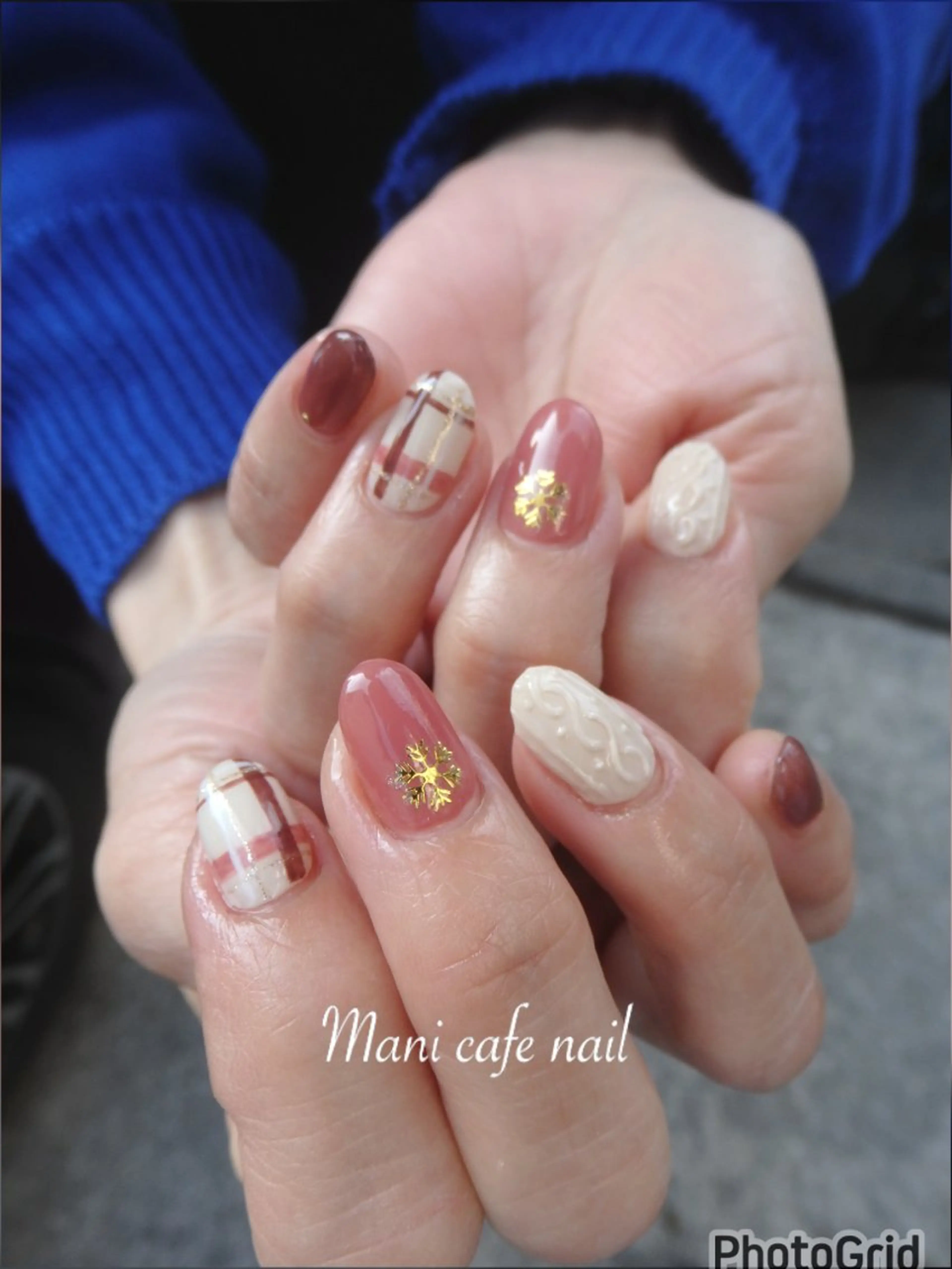 ネイル ハンドネイル Mani cafe nailのネイルデザイン