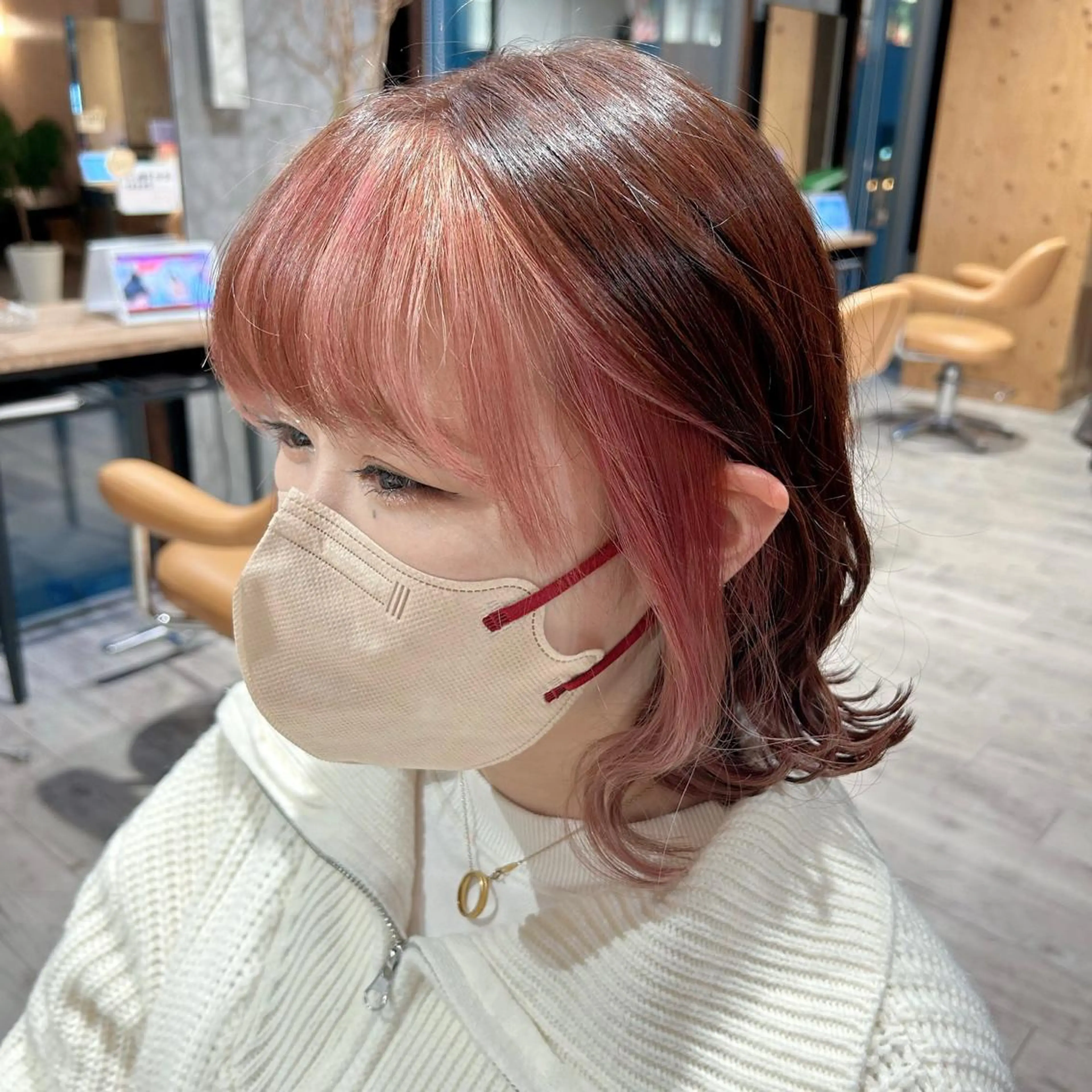 ミディアム 髪質改善 🫧しろがねのヘアスタイル