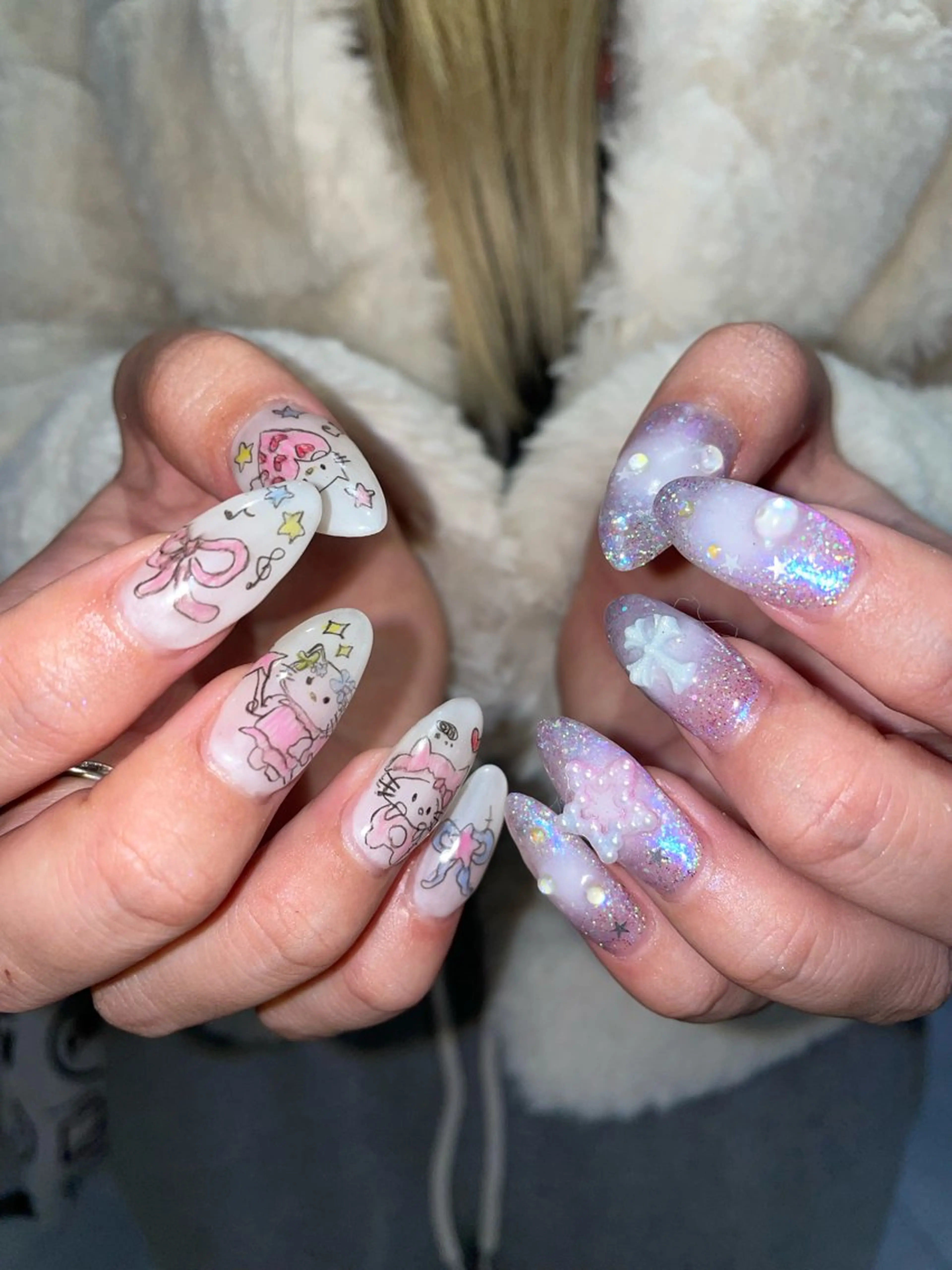 ネイル ジェルネイル パラジェル ハンドネイル hair&nail ☯️アイリ☯️のネイルデザイン