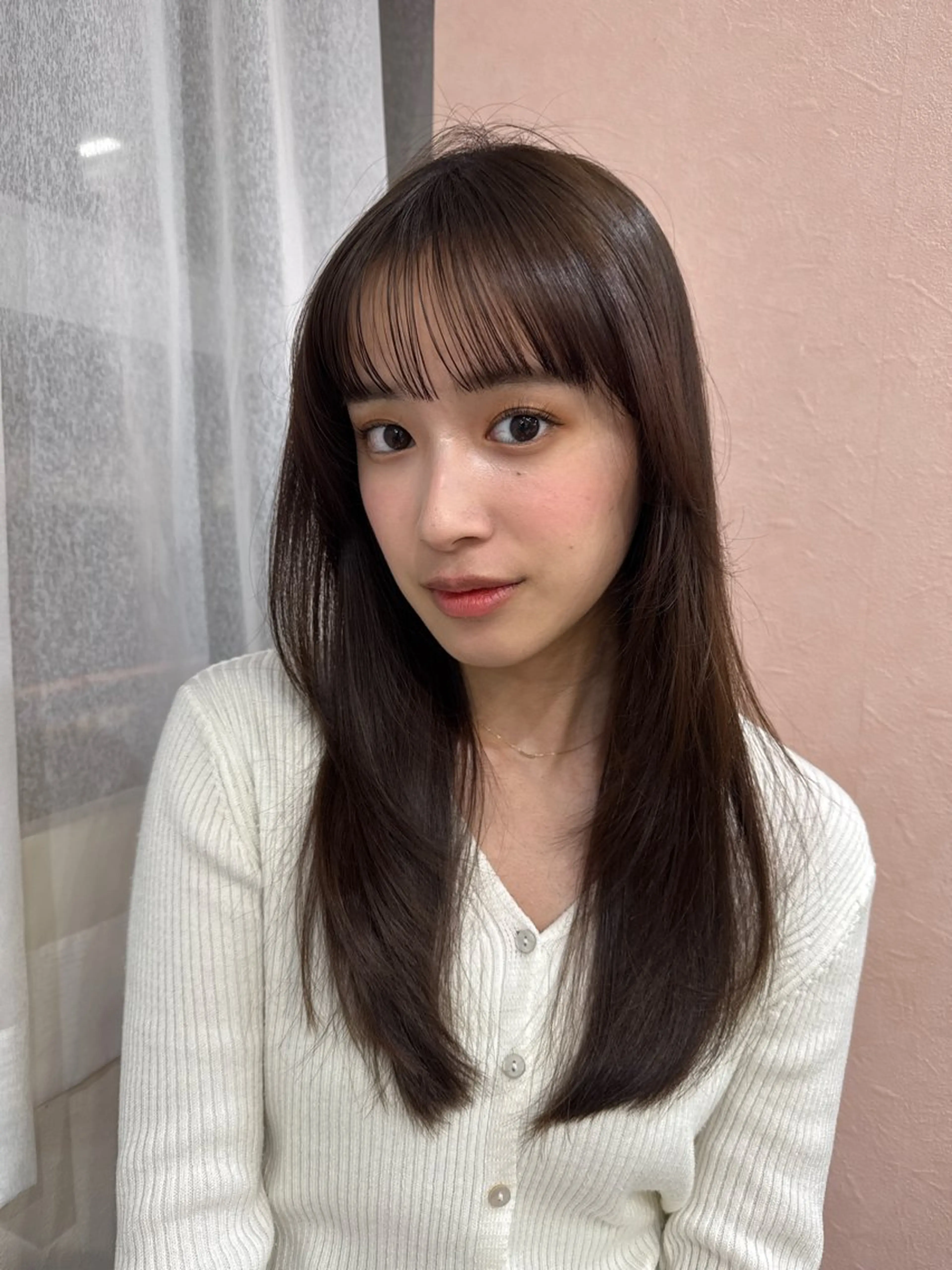 ロング カラー 髪質改善 レイヤーカット トリートメント トリートメント 韓国風パーマ/ヘア セット/店長みづきのヘアスタイル