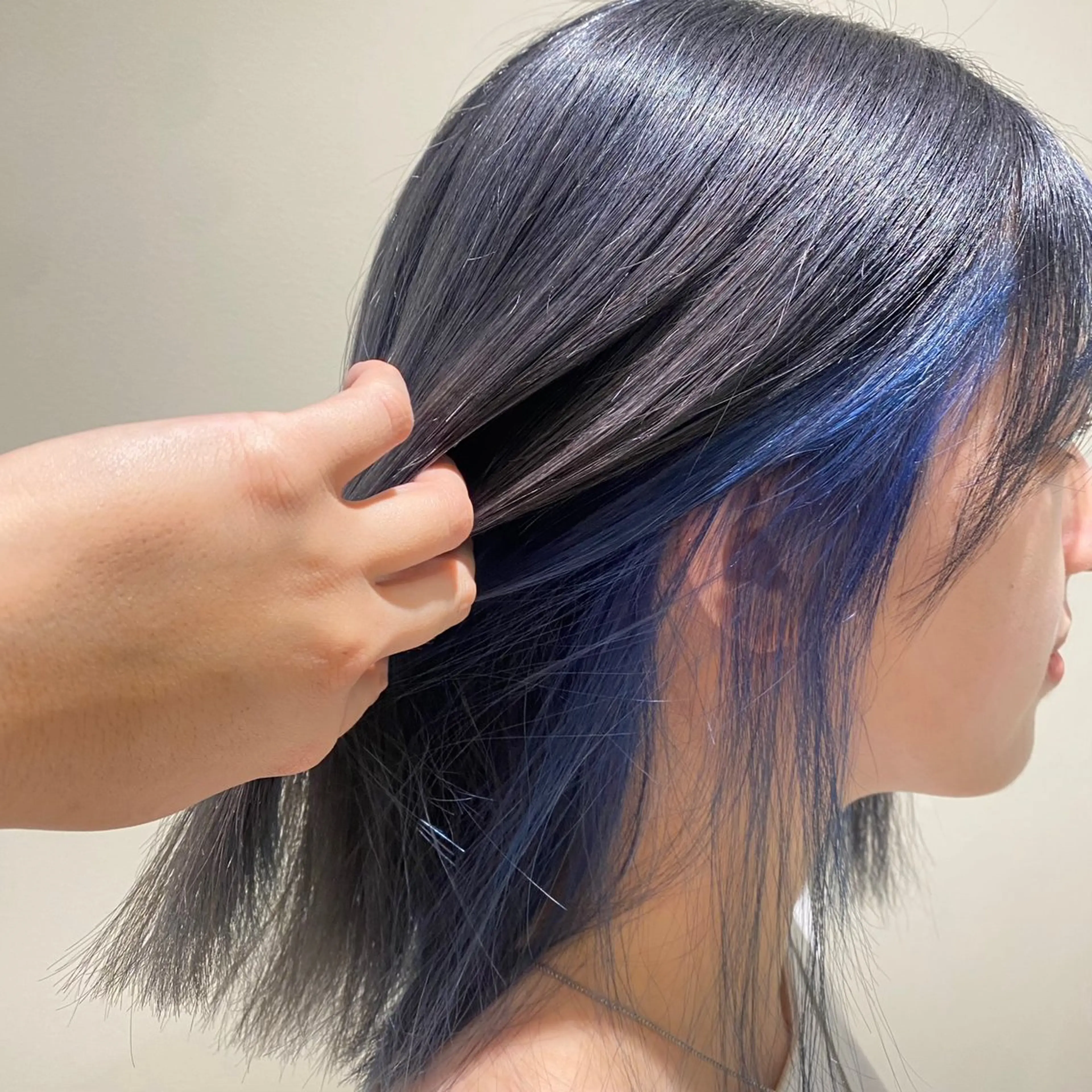 ショート カラー ブルーカラー ボブ ヘアカラー マツモト カラー/ショートボブのヘアスタイル