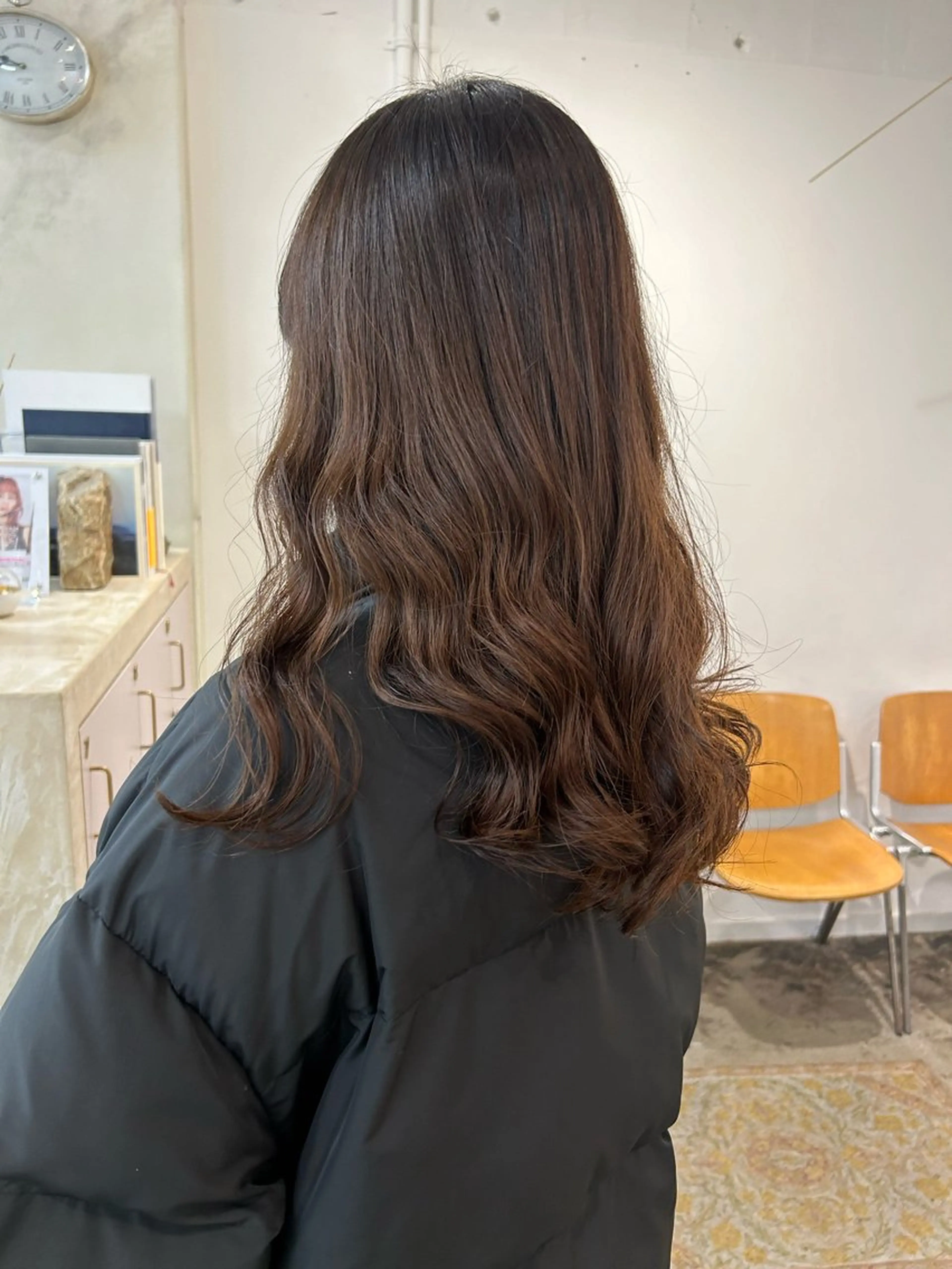 【U25】【韓国風/アイロン要らず❗️】🤍ྀིコテ巻き風デジタルパーマ🤍ྀིの写真