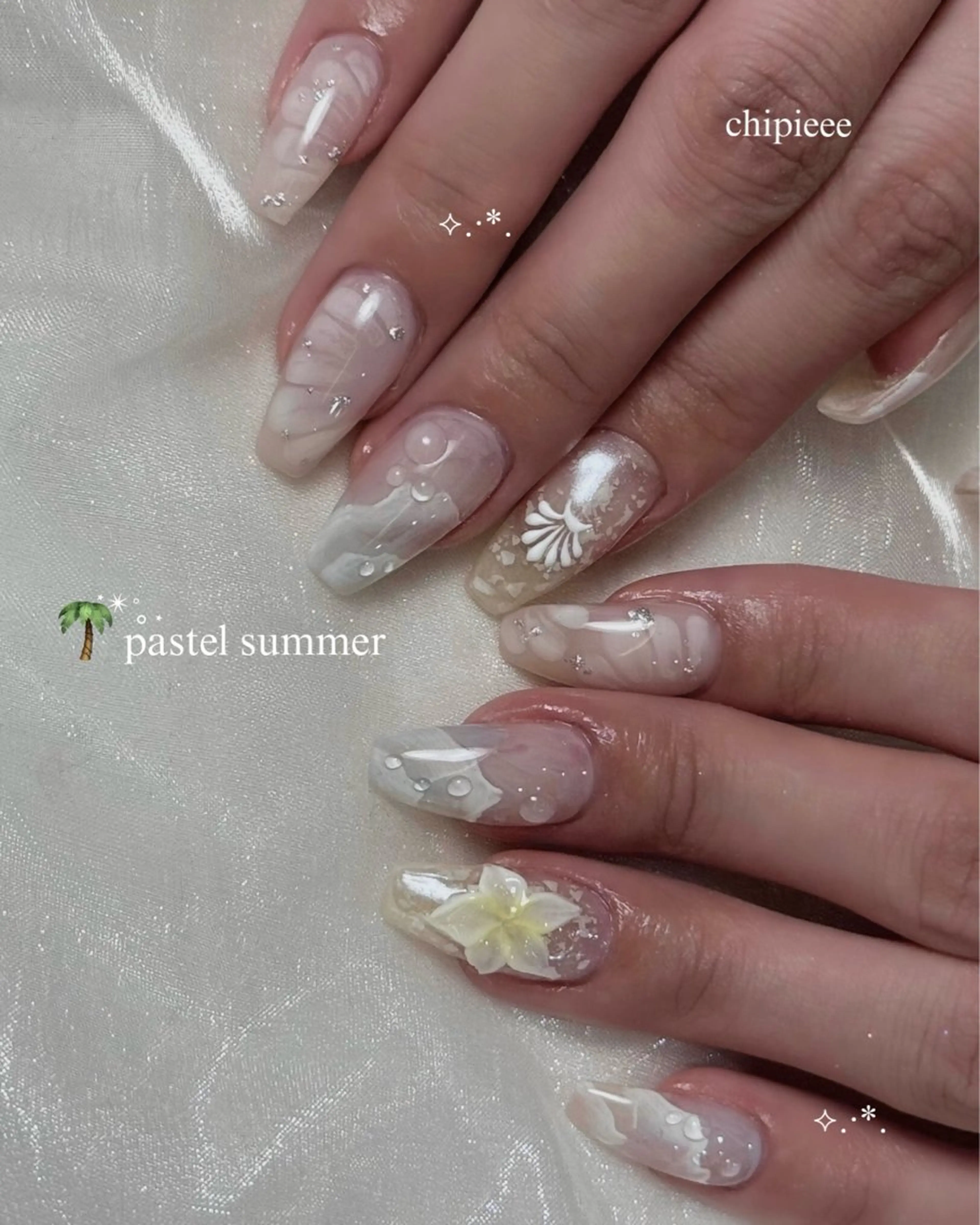 ネイル アートネイル ハンドネイル chipieee kannaのネイルデザイン
