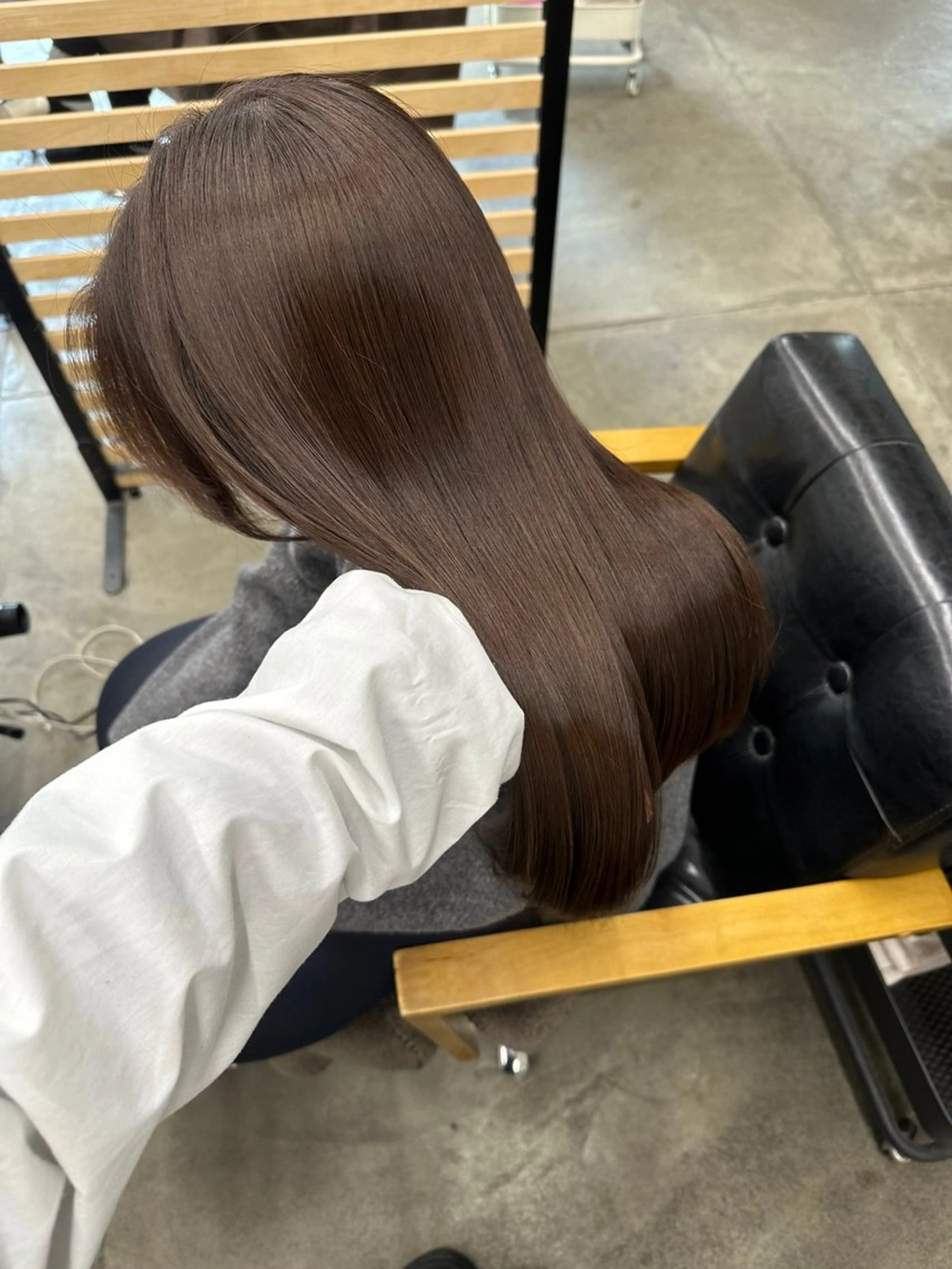 セミロング 髪質改善 縮毛矯正 トリートメント ひろし/髪質改善/ 縮毛矯正/上品✨のヘアスタイル