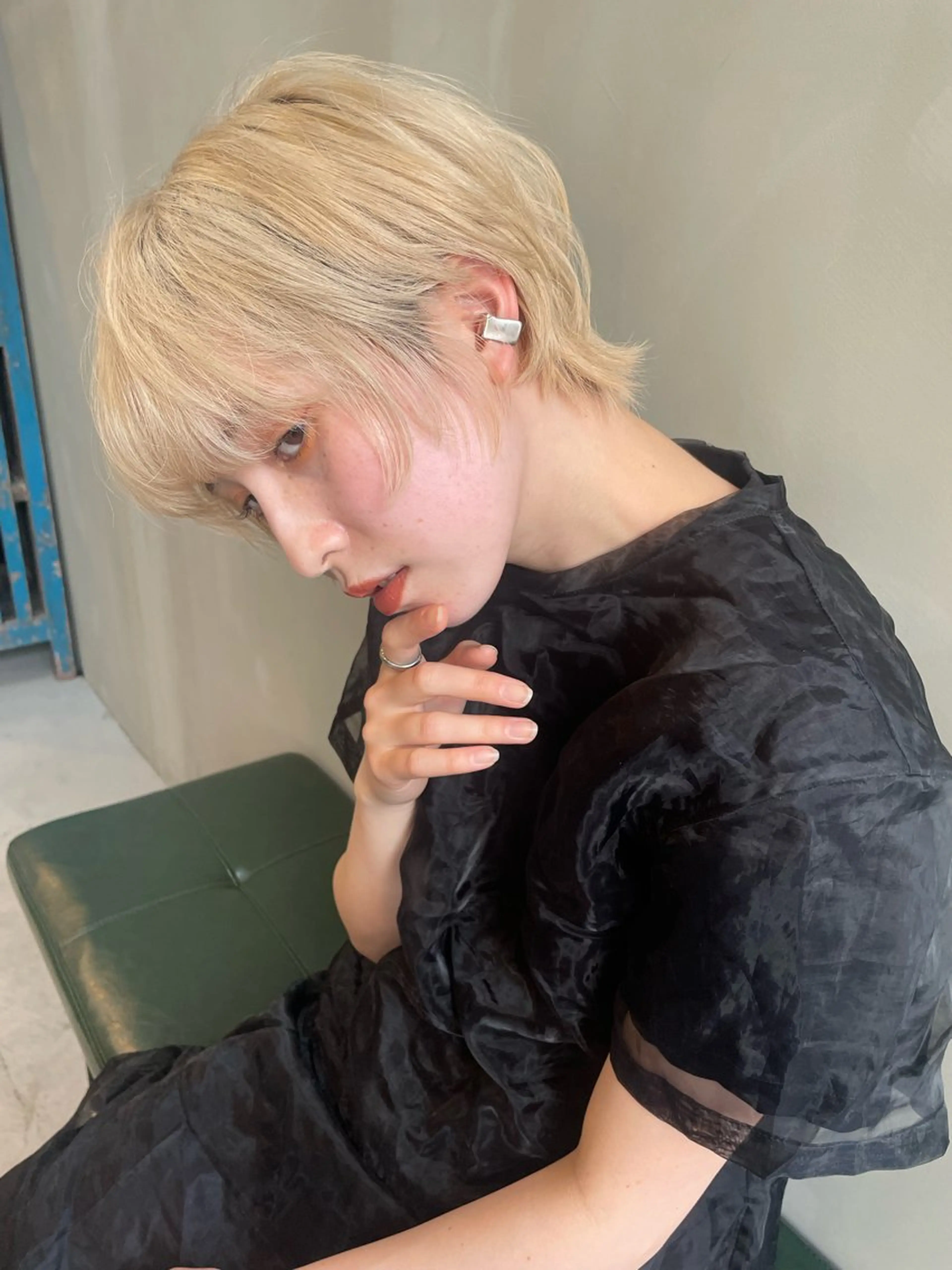 ショート カラー カット ヘアカラー トリートメント ショート/ボブ専門 宮脇美奈/南船場のヘアスタイル