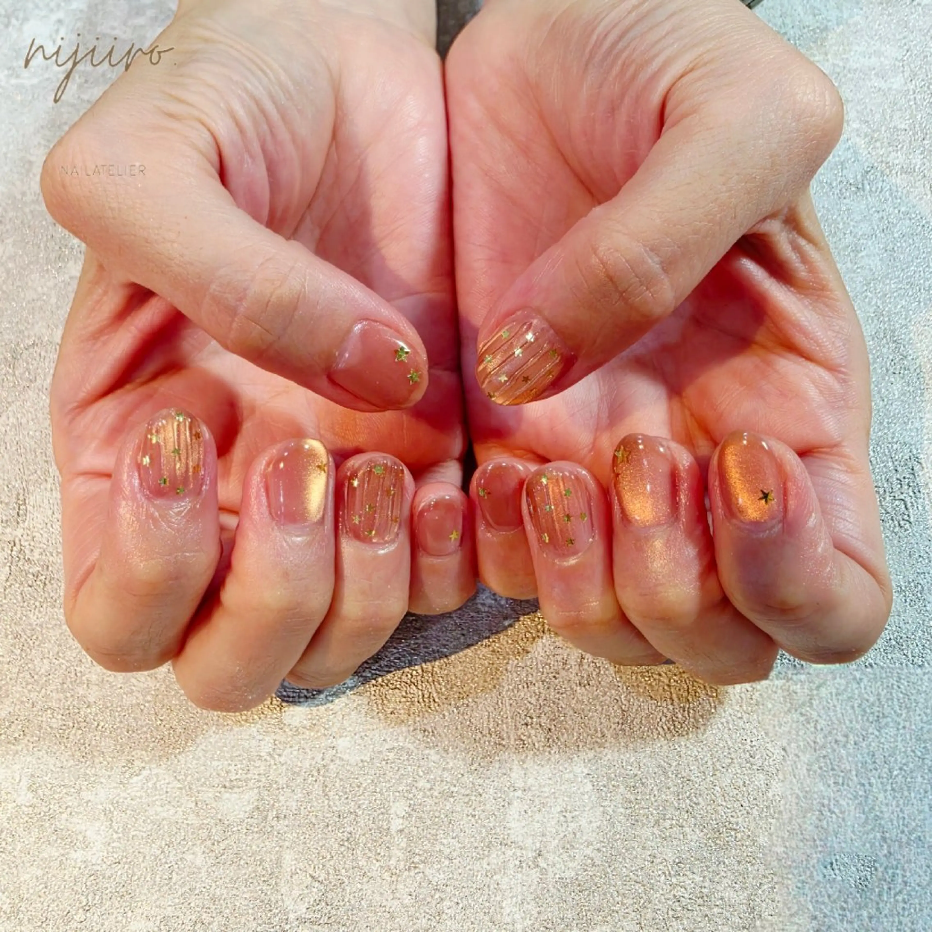 ネイル ハンドネイル nailatelier nijiiro.所属・nijiiro🌈 サトウのネイルデザイン