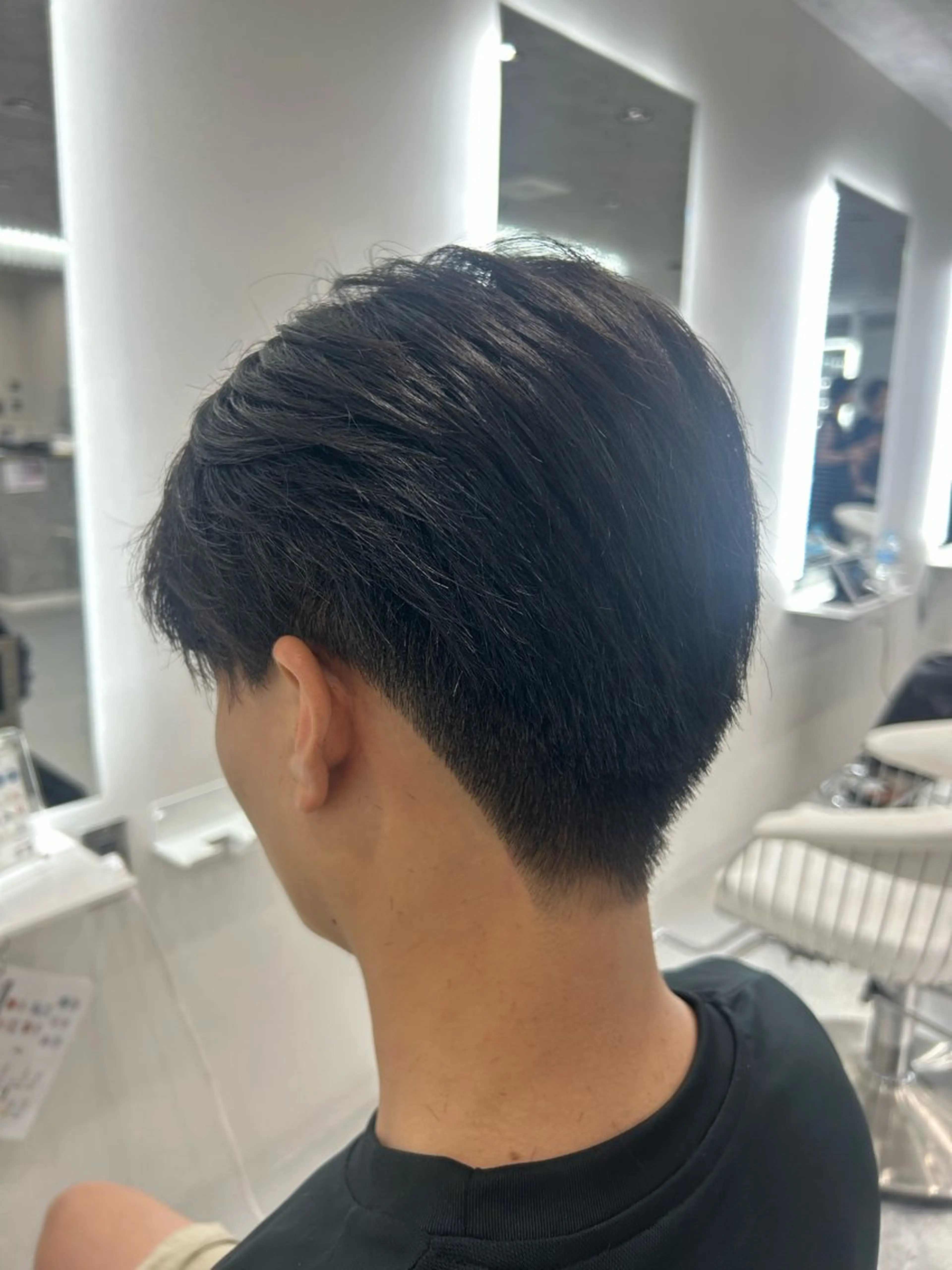 メンズ カット あやめ🪽 オリーブ/ハイトーンのヘアスタイル