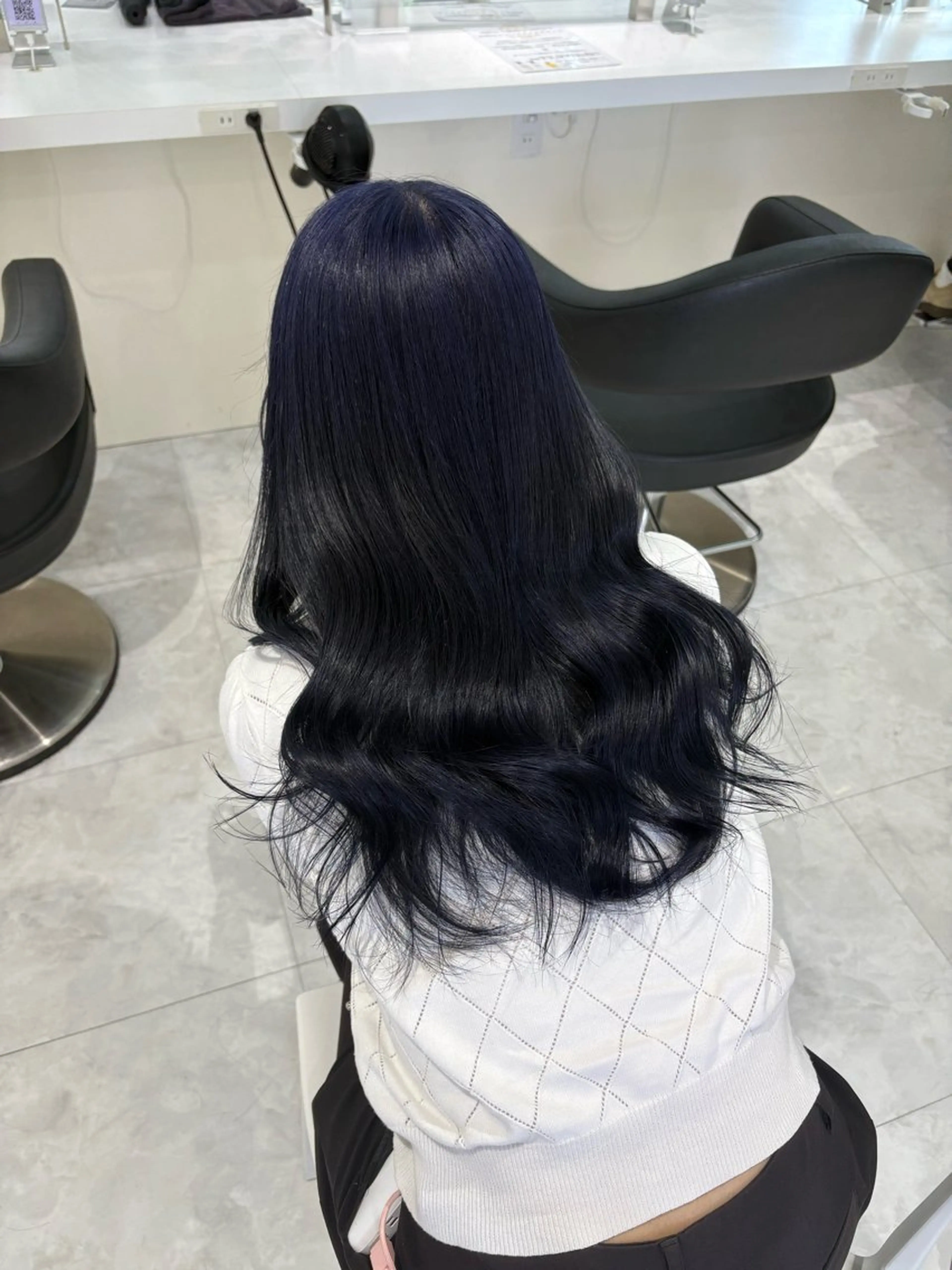 ロング カラー ヘアカラー 🤍ྀི透ける寒色 Cocoa🤍ྀིのヘアスタイル