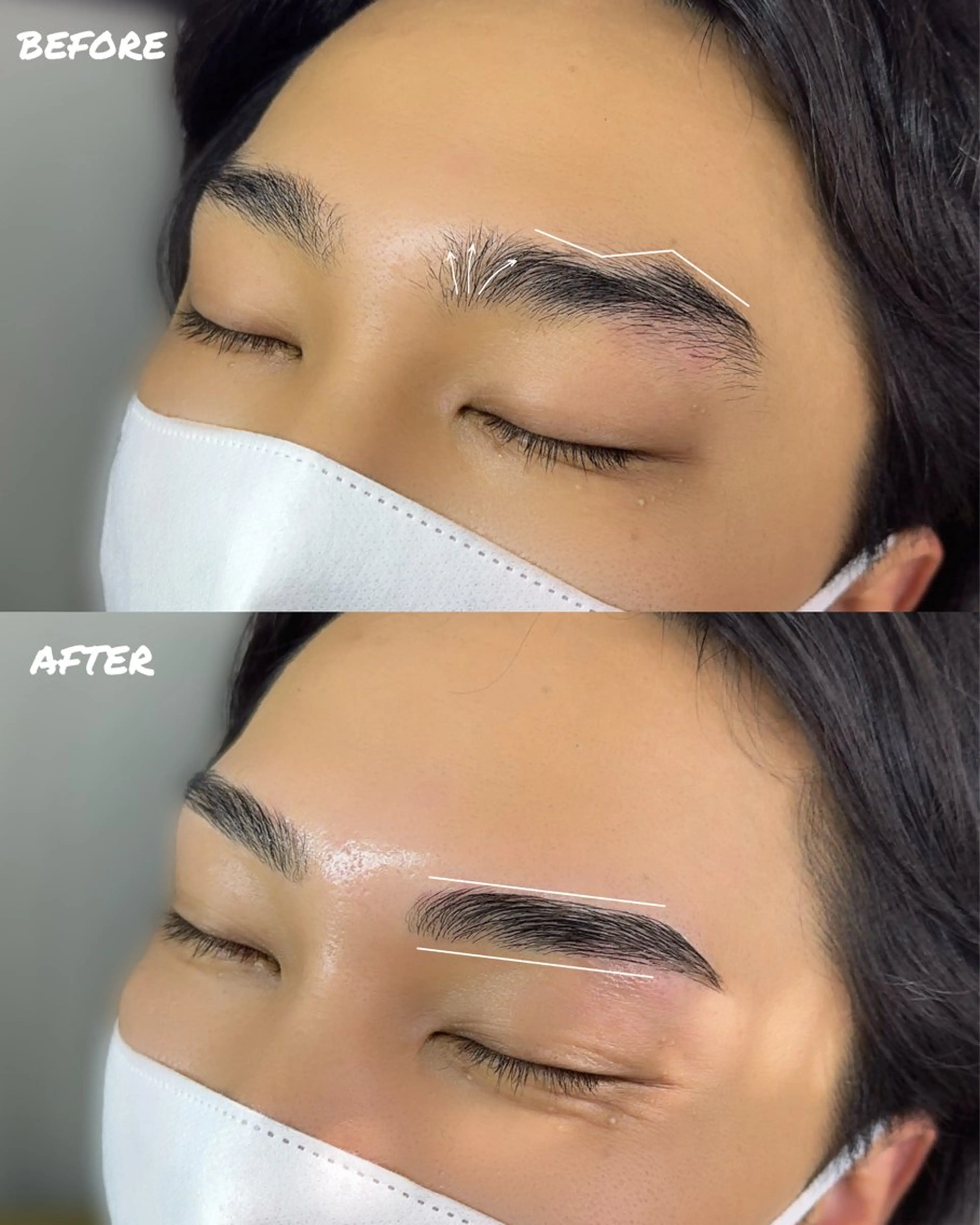 メンズ アイブロウ Beauty studio Coa所属・𝐎. 𝐲𝐮-𝐫𝐢の眉毛・アイブロウイメージ