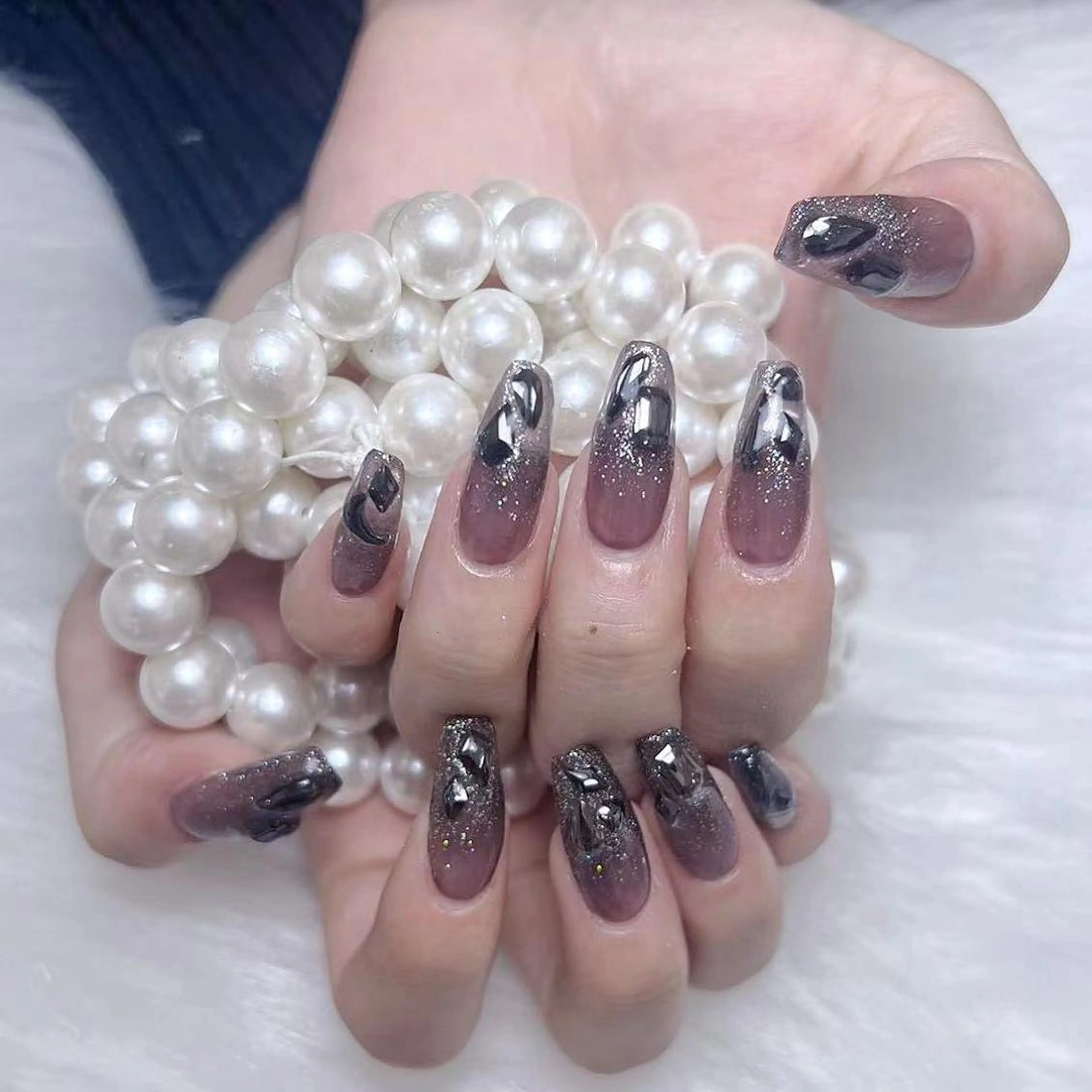 ネイル 持ち込み ハンドネイル ハンドケア Diamond 🚢のネイルデザイン