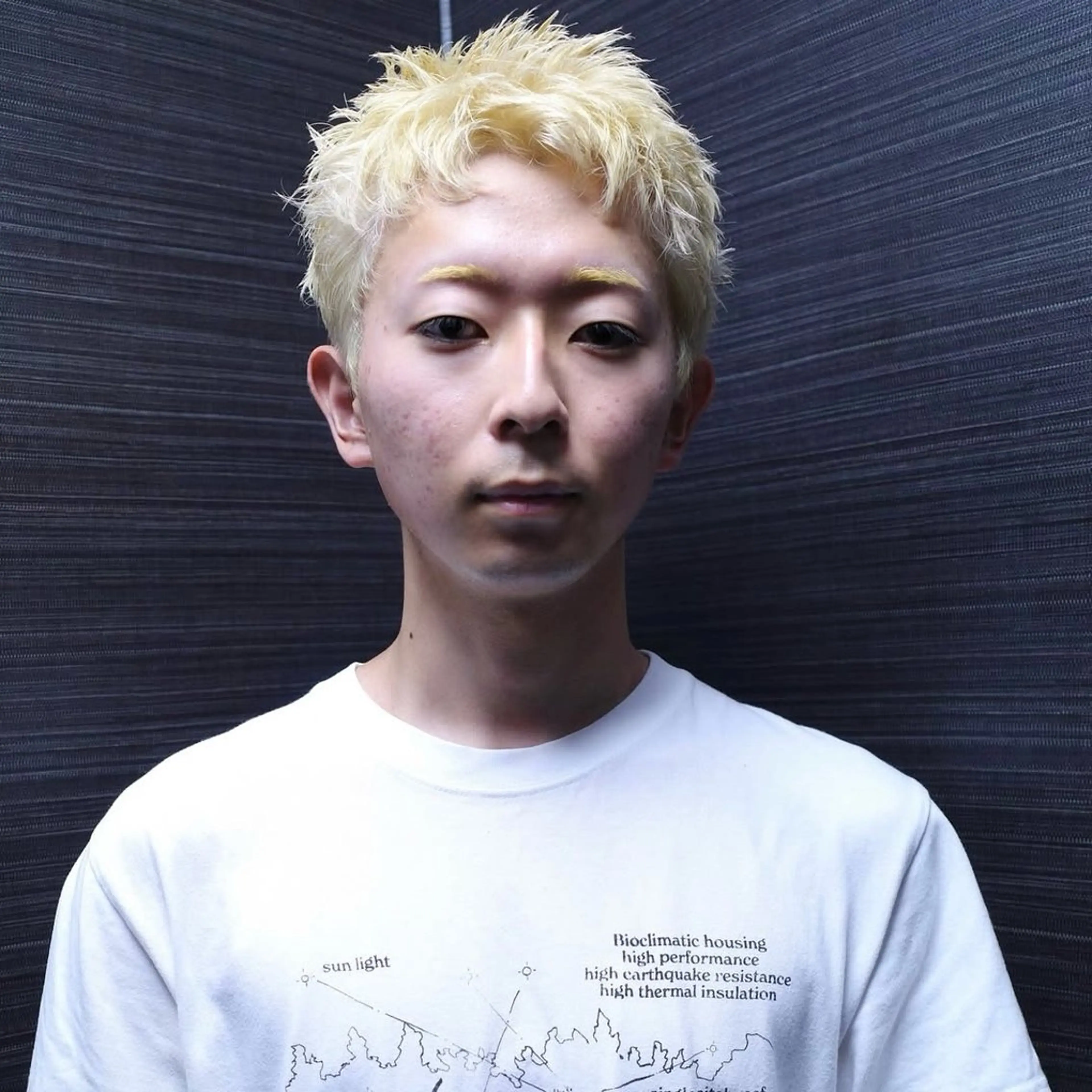 ショート メンズ カット ハイトーン/パーマ/ メンズ / 櫻本🌐のヘアスタイル