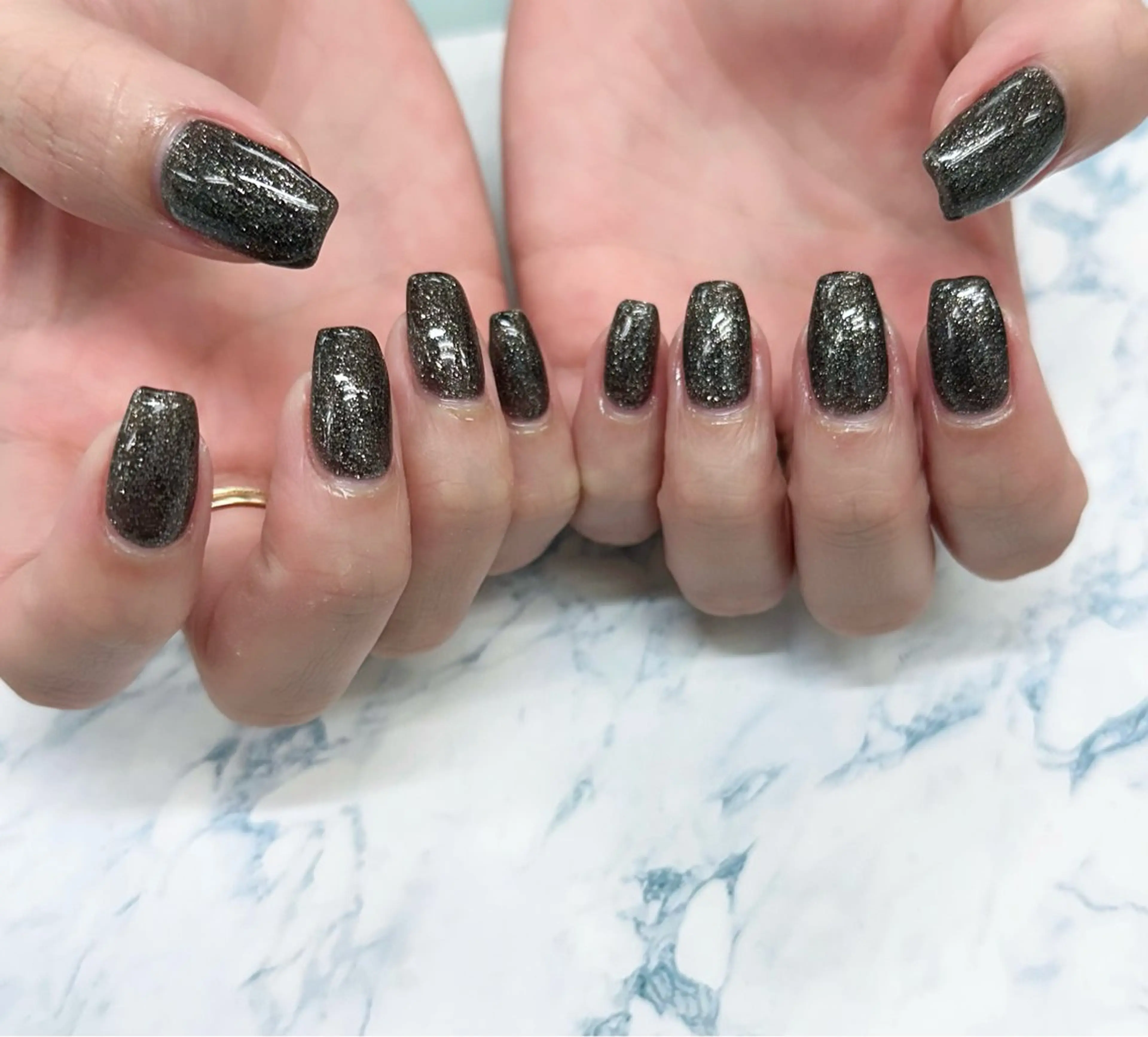 ハンドネイル🎀ワンカラー《オフ無》の写真