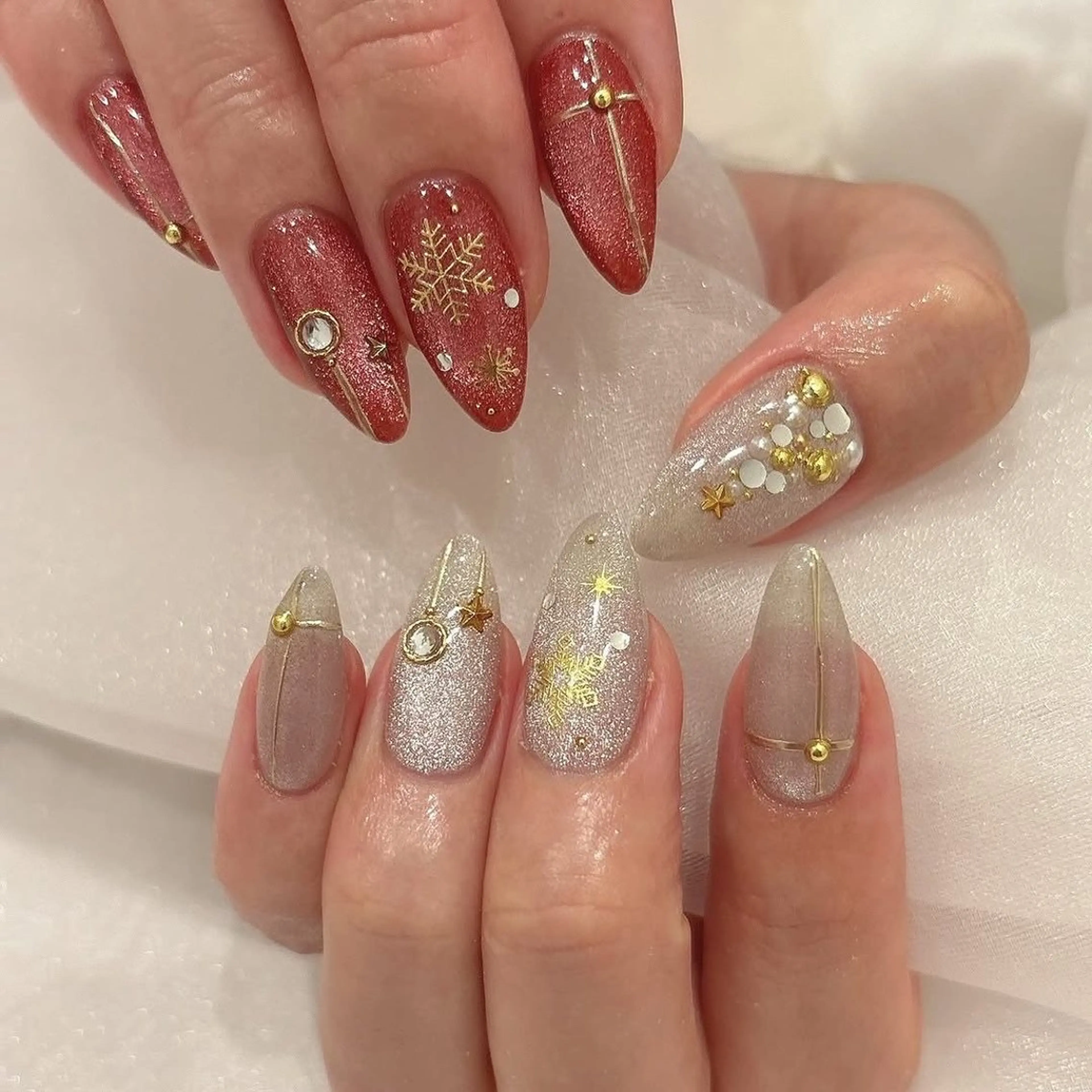 ネイル アートネイル 長さ出し ジェルネイル マグネットネイル ニュアンスネイル ハンドネイル KIM キムのネイルデザイン