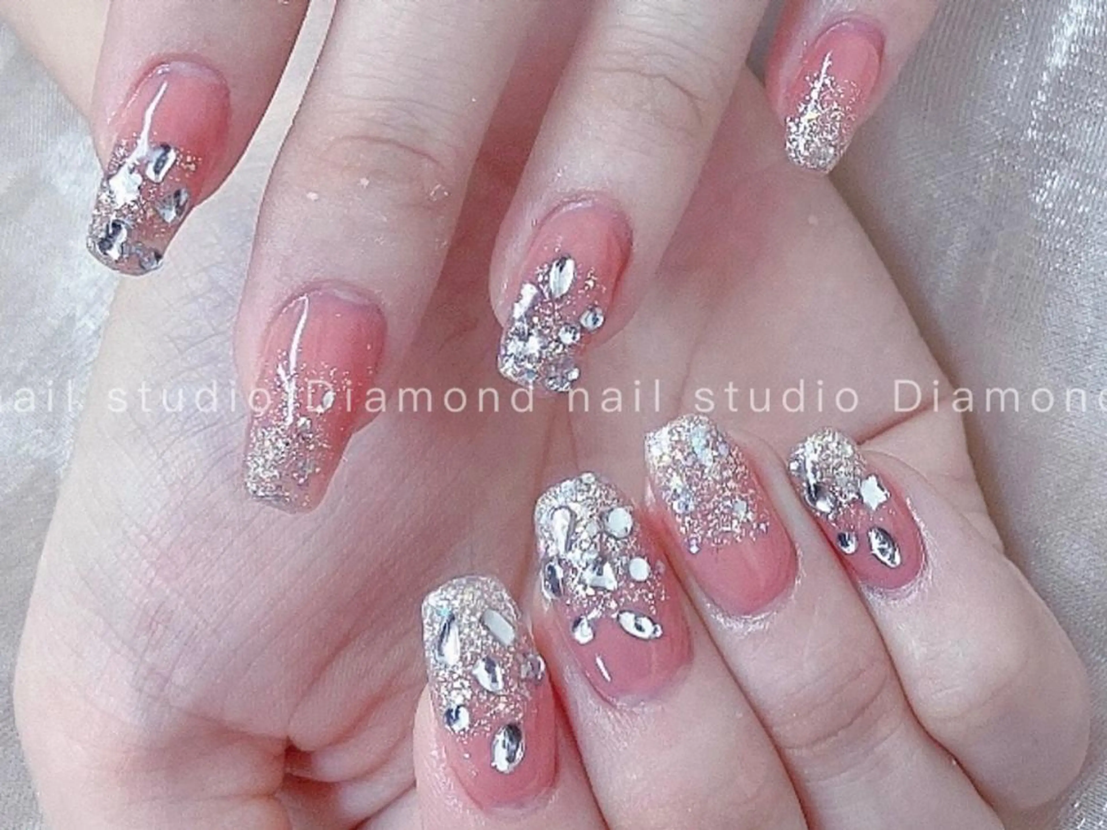 ネイル 持ち込み シンプルネイル DIAMOND Nail🍒のネイルデザイン