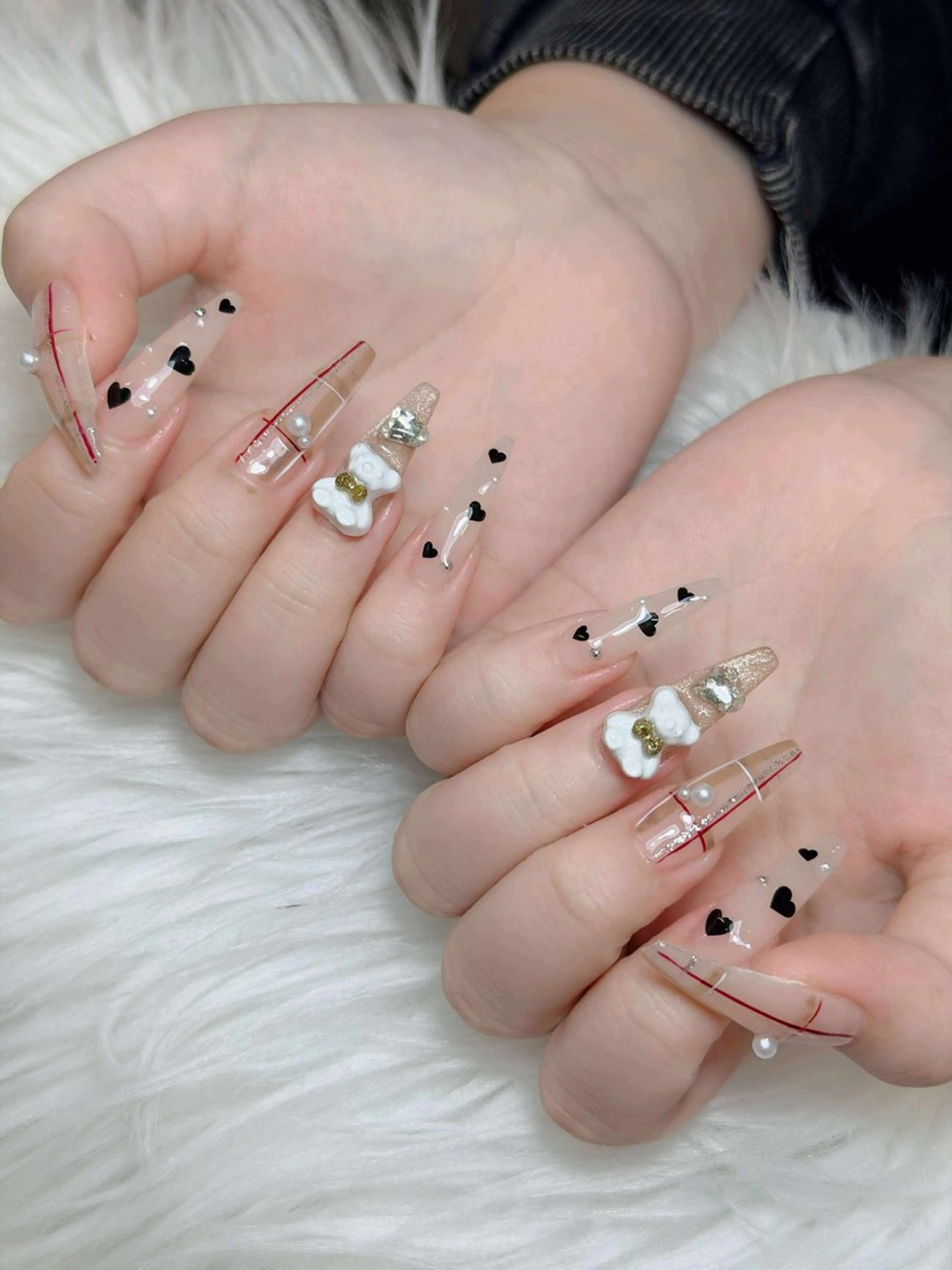 ネイル オーロラネイル チークネイル フットネイル フレンチネイル 韓国ネイル ハンドネイル Lumi Nailのネイルデザイン