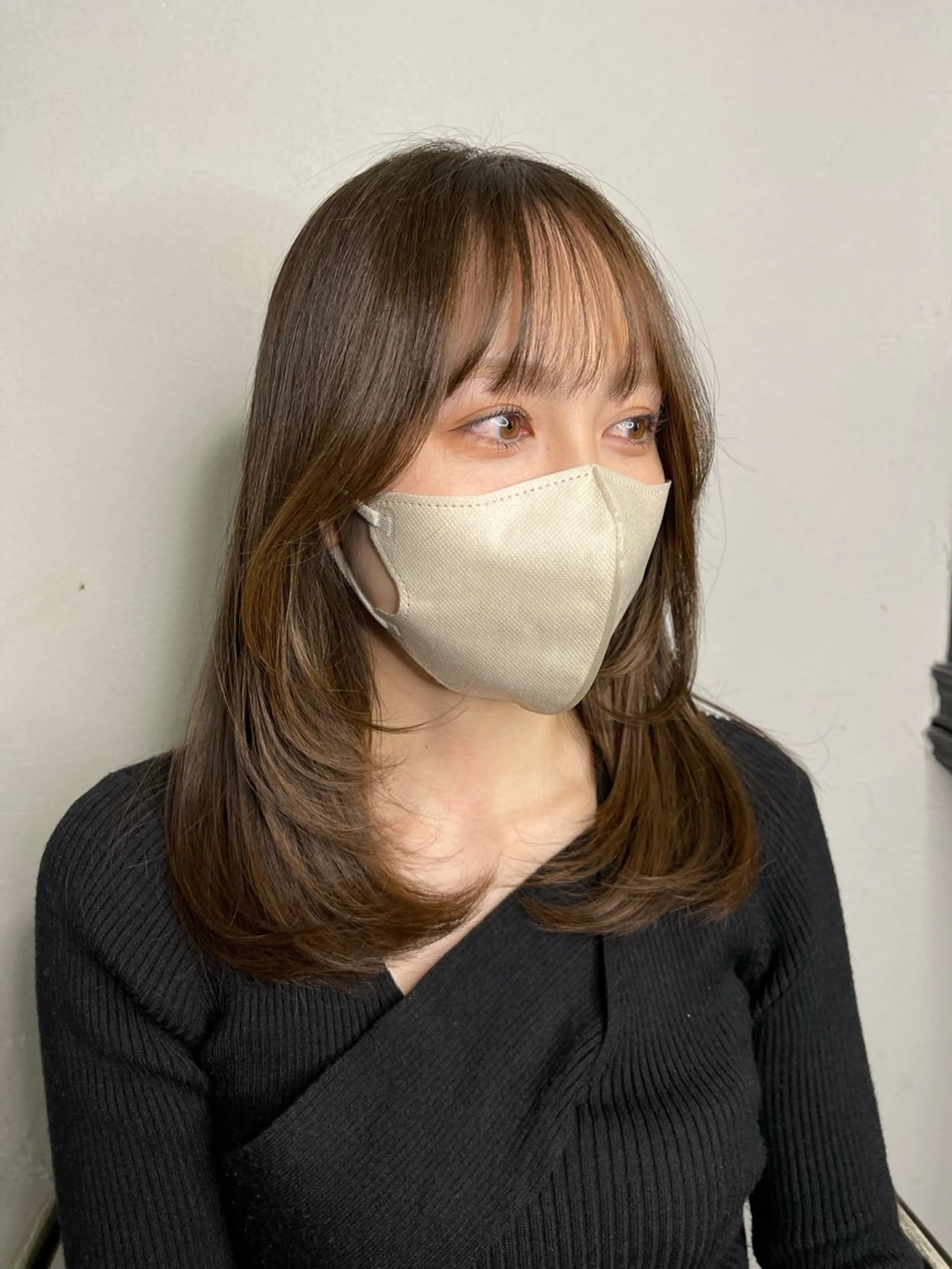 セミロング 剣持友希/ifh iizuka/高崎のヘアスタイル