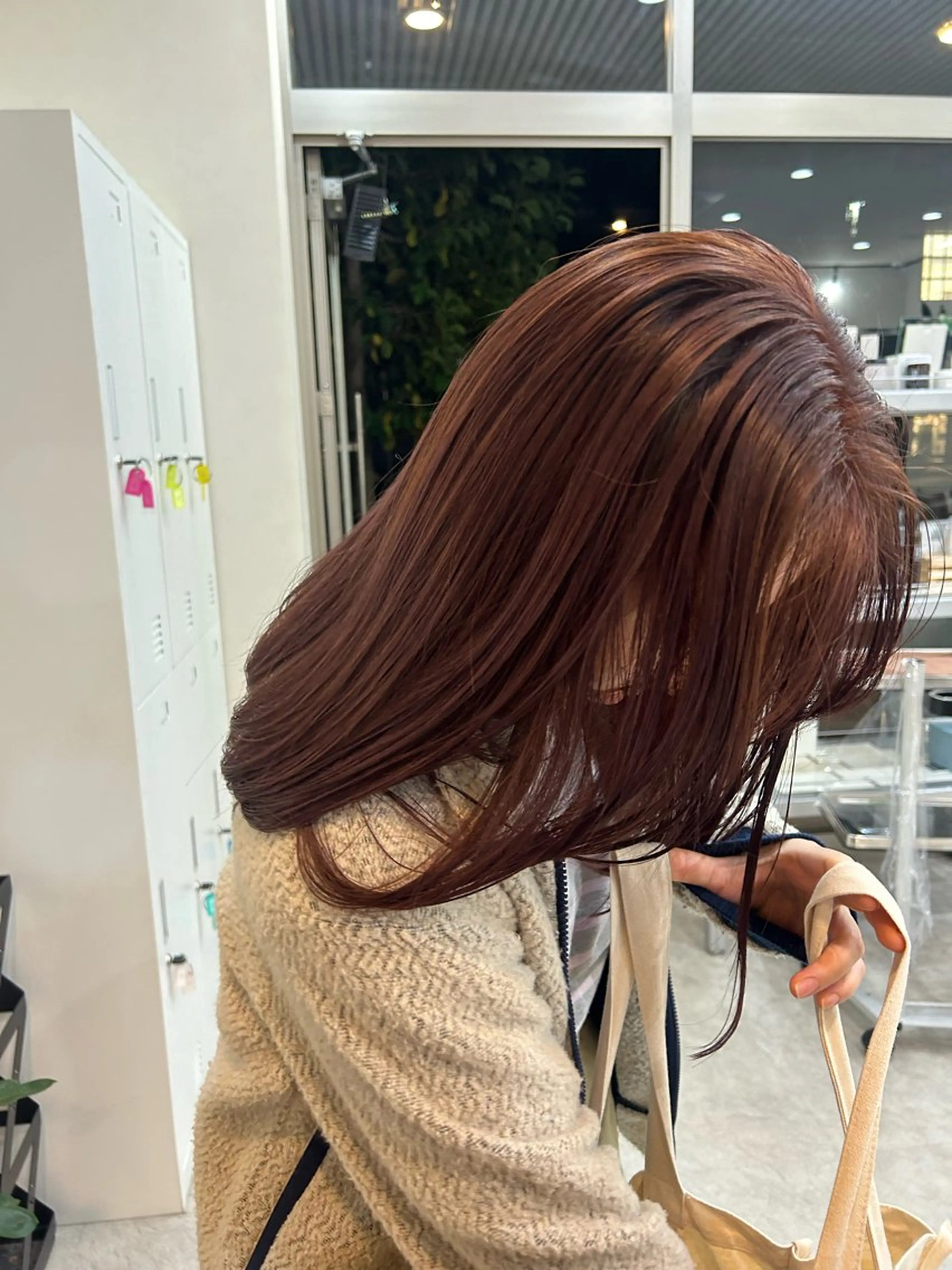 ロング カラー ベージュカラー ピンクカラー 髪質改善 カット ヘアカラー トリートメント ボブ/透明感カラー 🧸YUI❤️のヘアスタイル