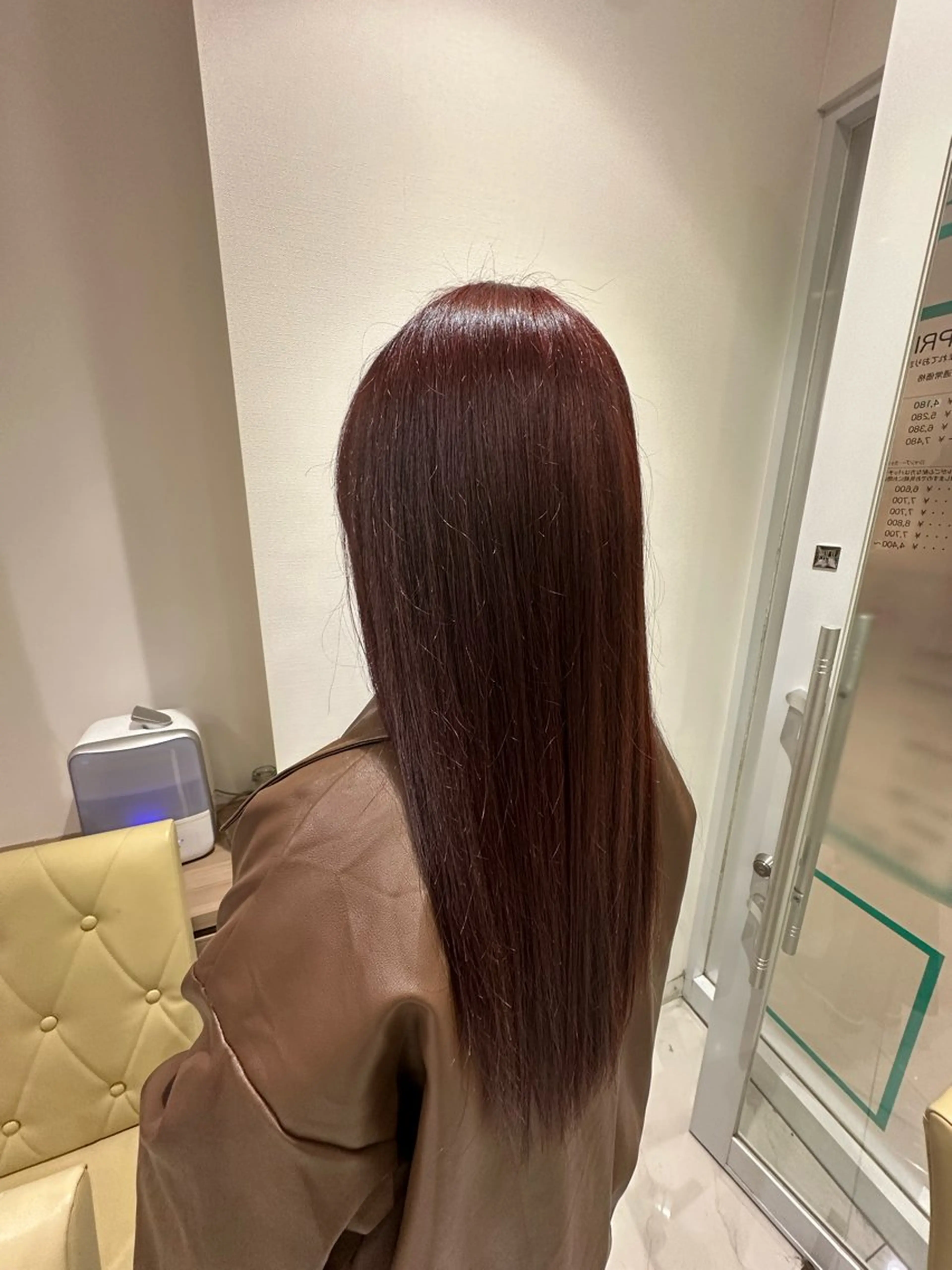 [新規限定]暖色カラー＋ダメージ補修トリートメントの写真