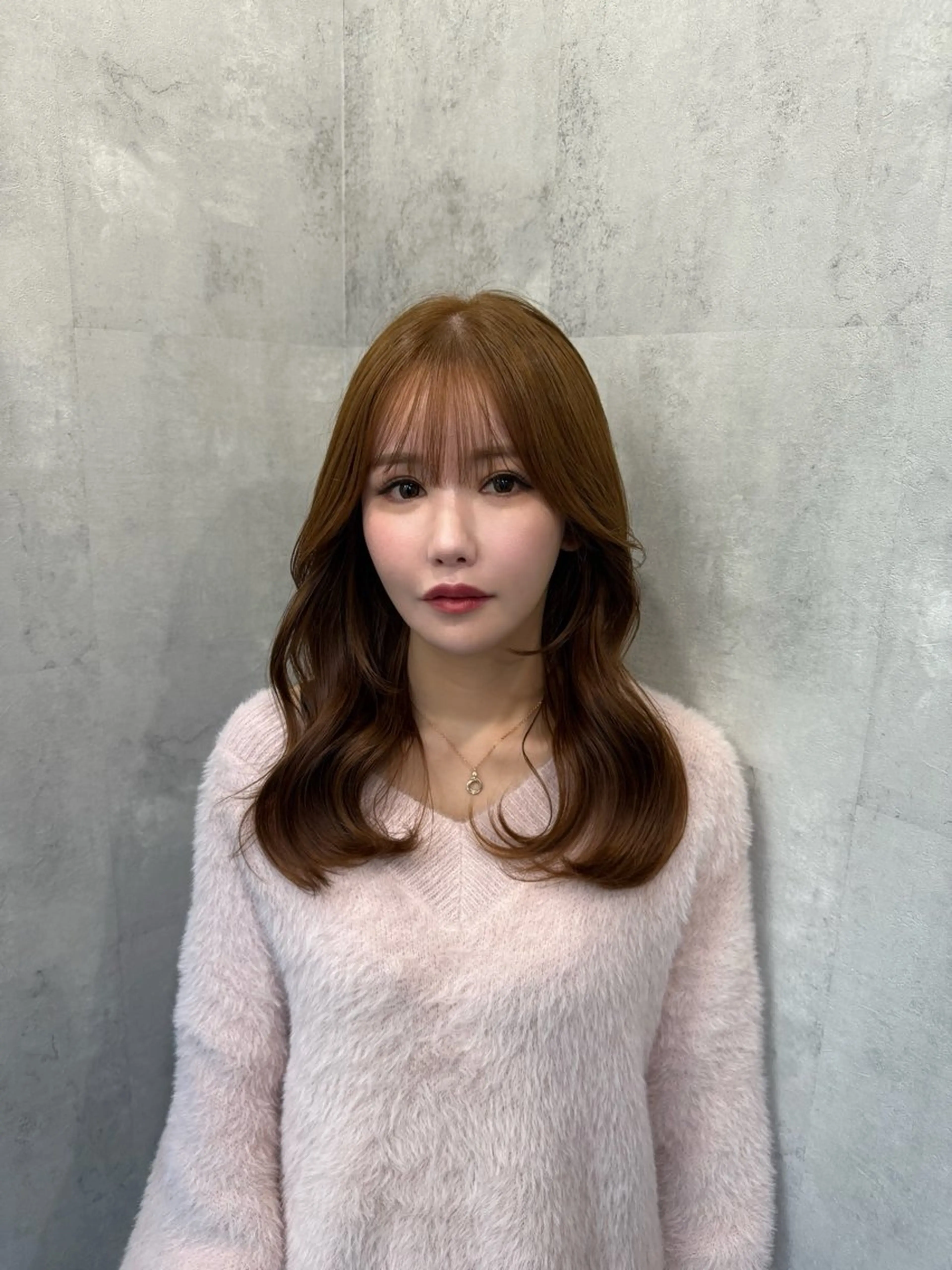 セミロング LAVEL 渋谷 髪質改善 レイヤーカット所属・💖艶髪/韓国ヘア 💖asukaのヘアスタイル