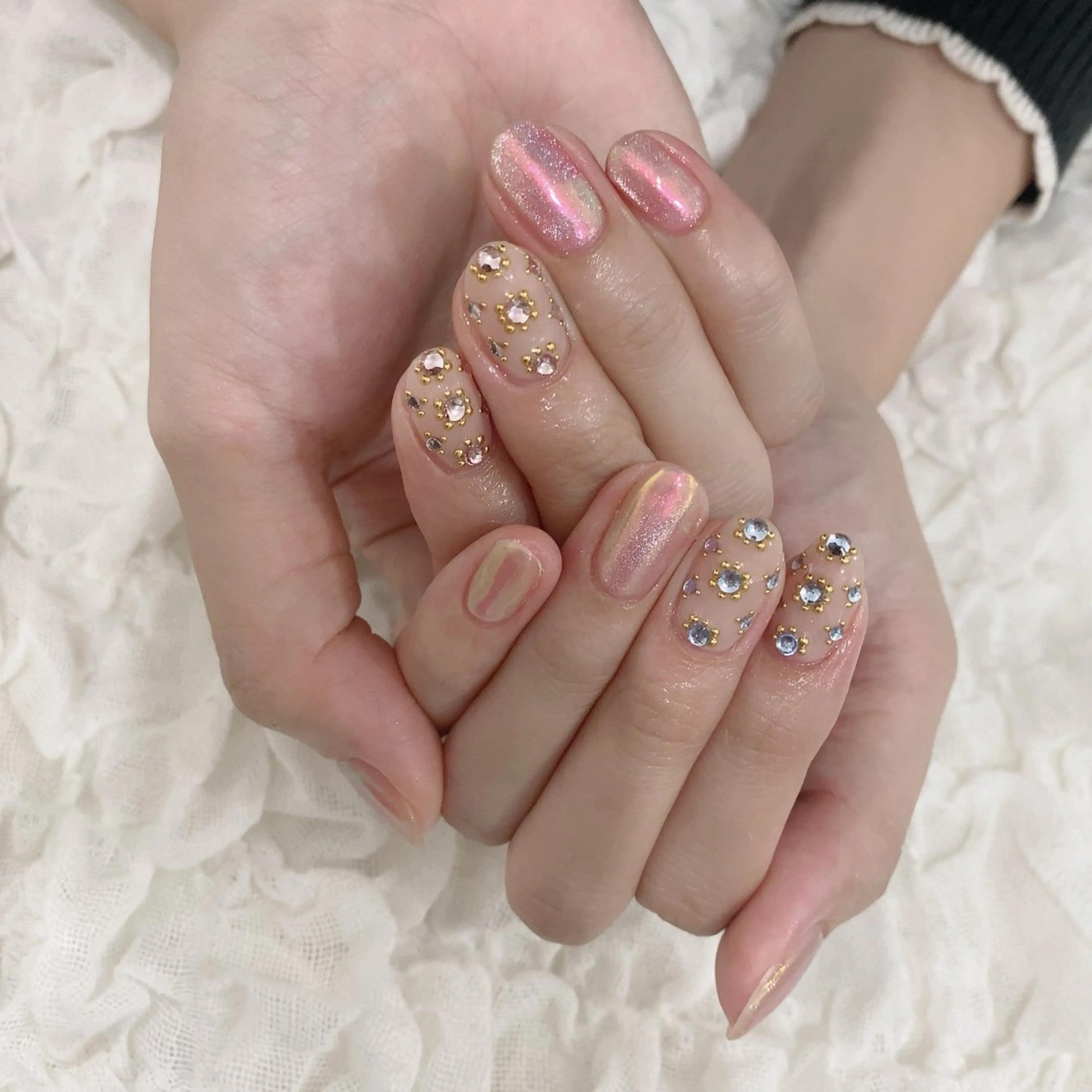 ネイル ミラーネイル ハンドネイル SOL NAILのネイルデザイン