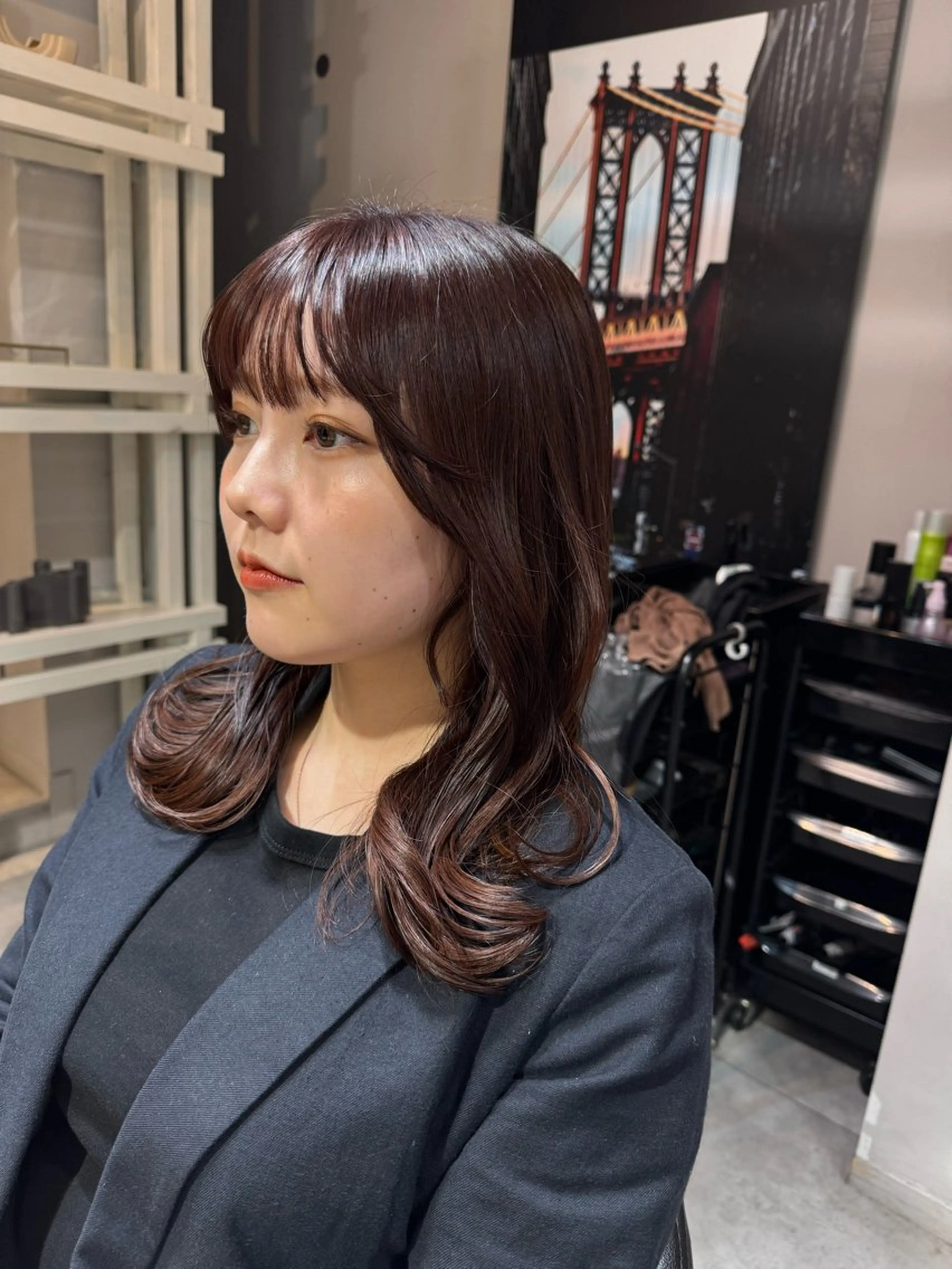 ミディアム カラー ブラウンカラー チョコレートブラウン カット ヘアカラー トリートメント Dxxxx III所属・女性目線の大人 メンズ*Ayakaのヘアスタイル