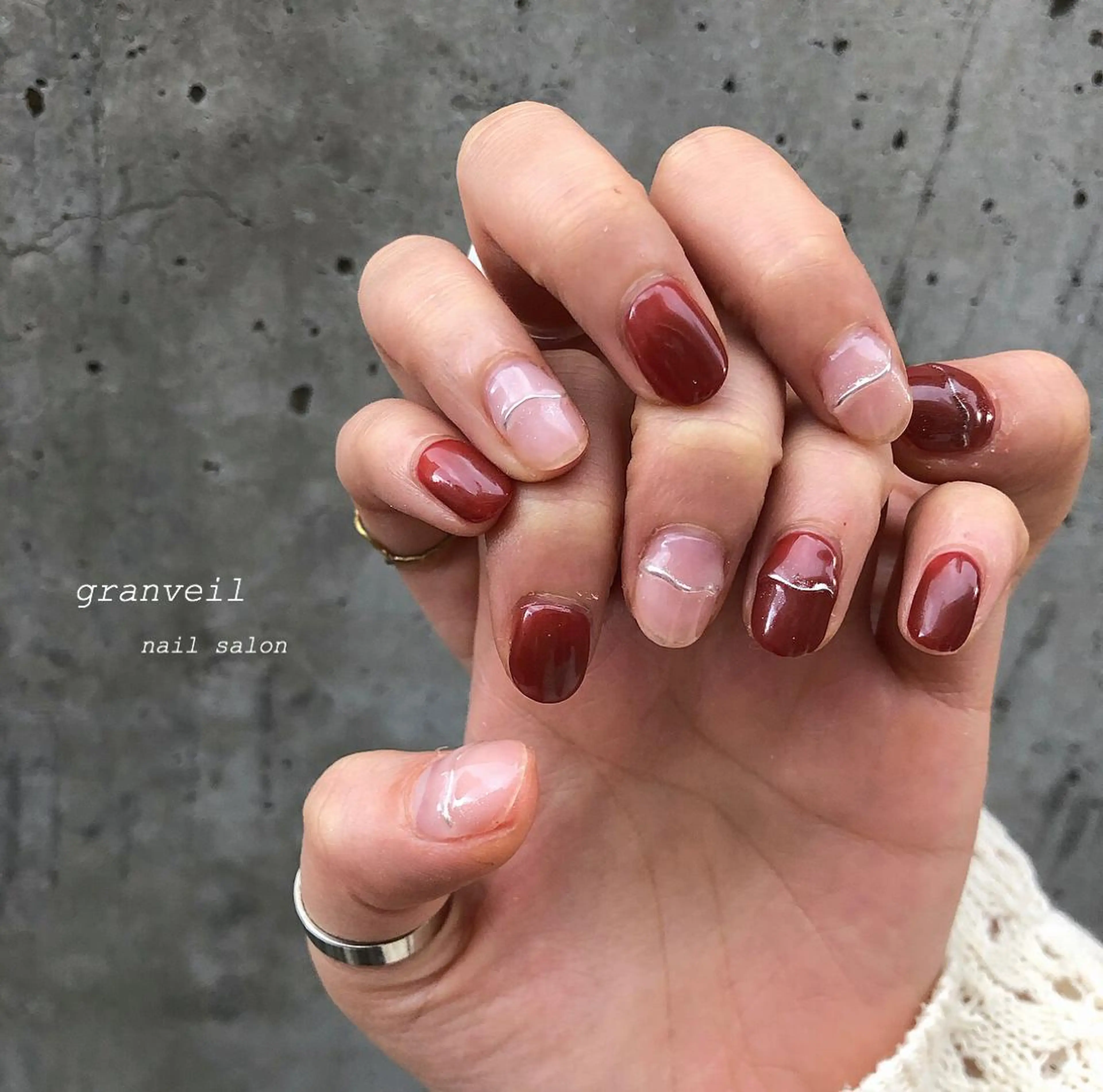 ネイル ニュアンスネイル granveil所属・nail salon granveilのネイルデザイン