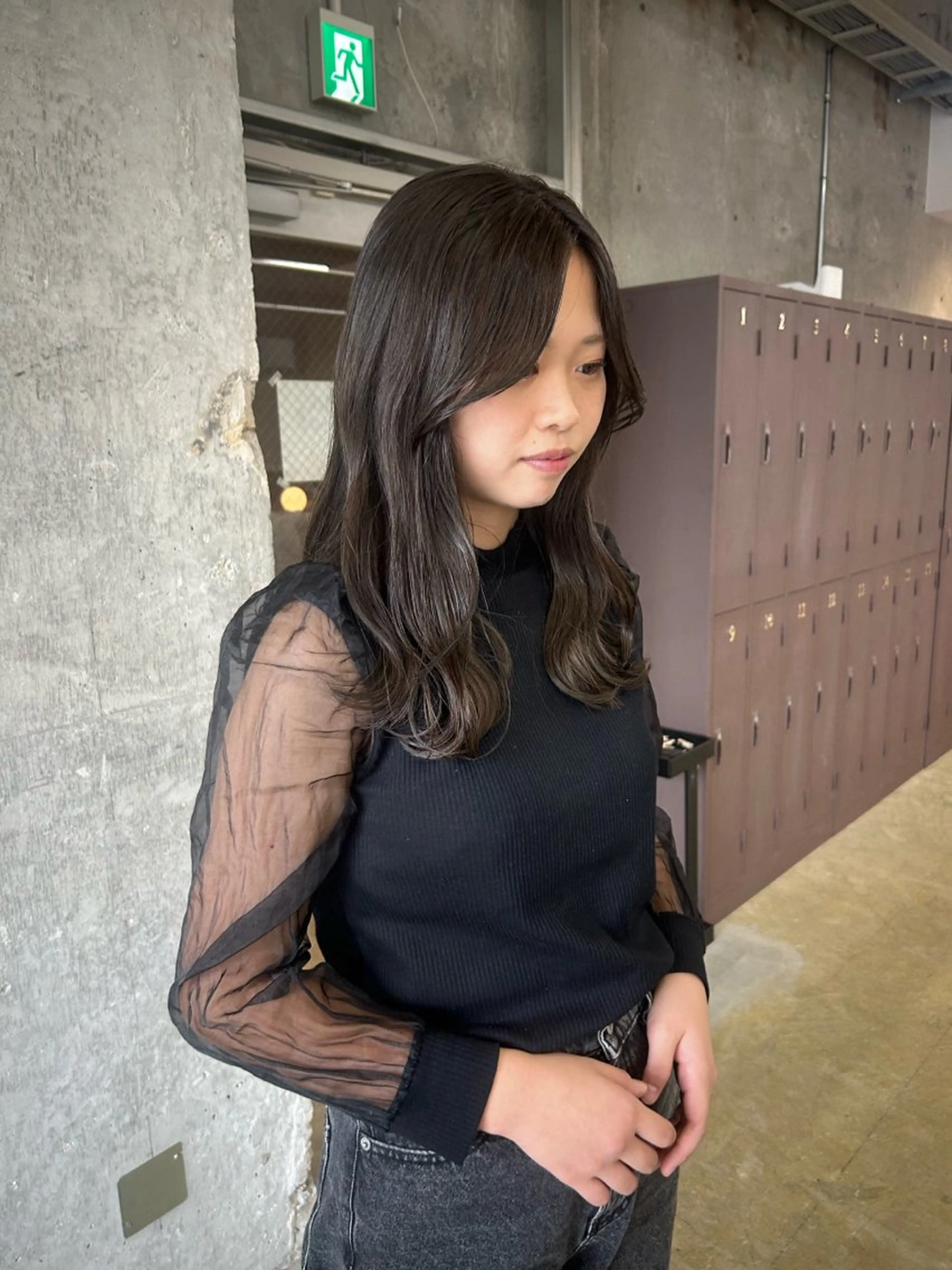 ロング カラー 小川真歩/パーマ /暖色オリーブのヘアスタイル