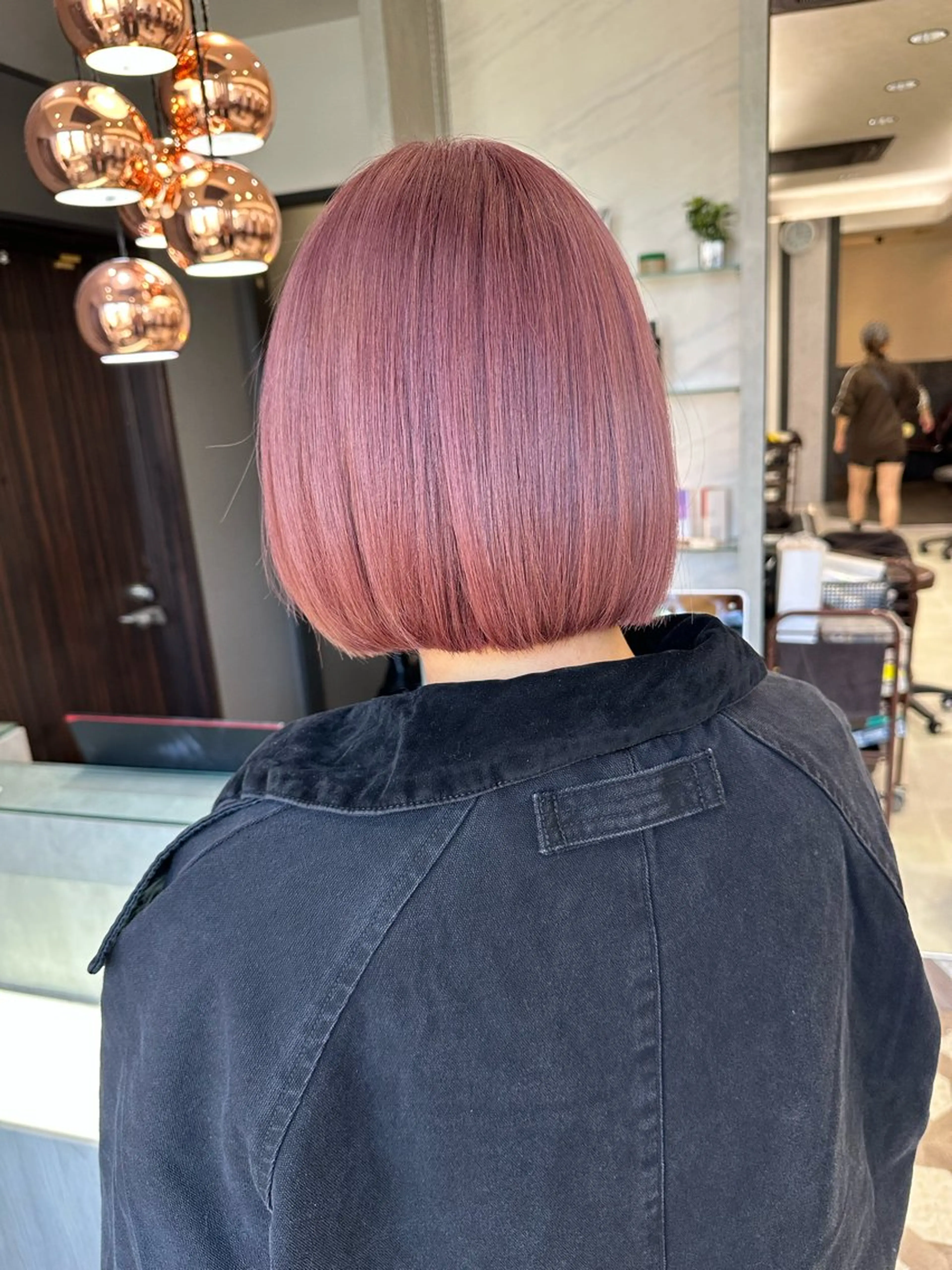 ミディアム カラー ヘアカラー AYAKASA 暖色カラー/レイヤーのヘアスタイル