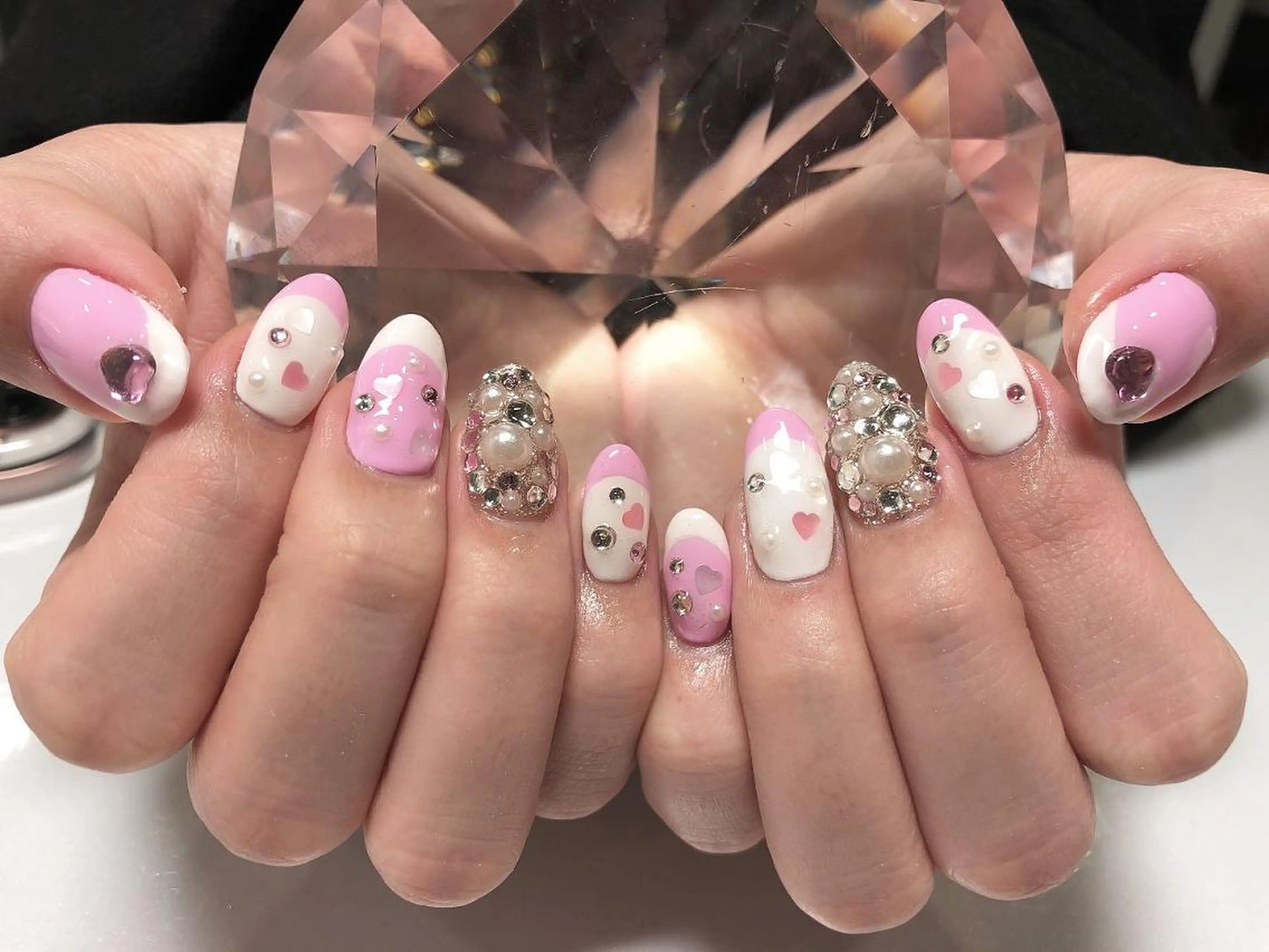 ネイル ハンドネイル AB マツエクネイルサロンのネイルデザイン