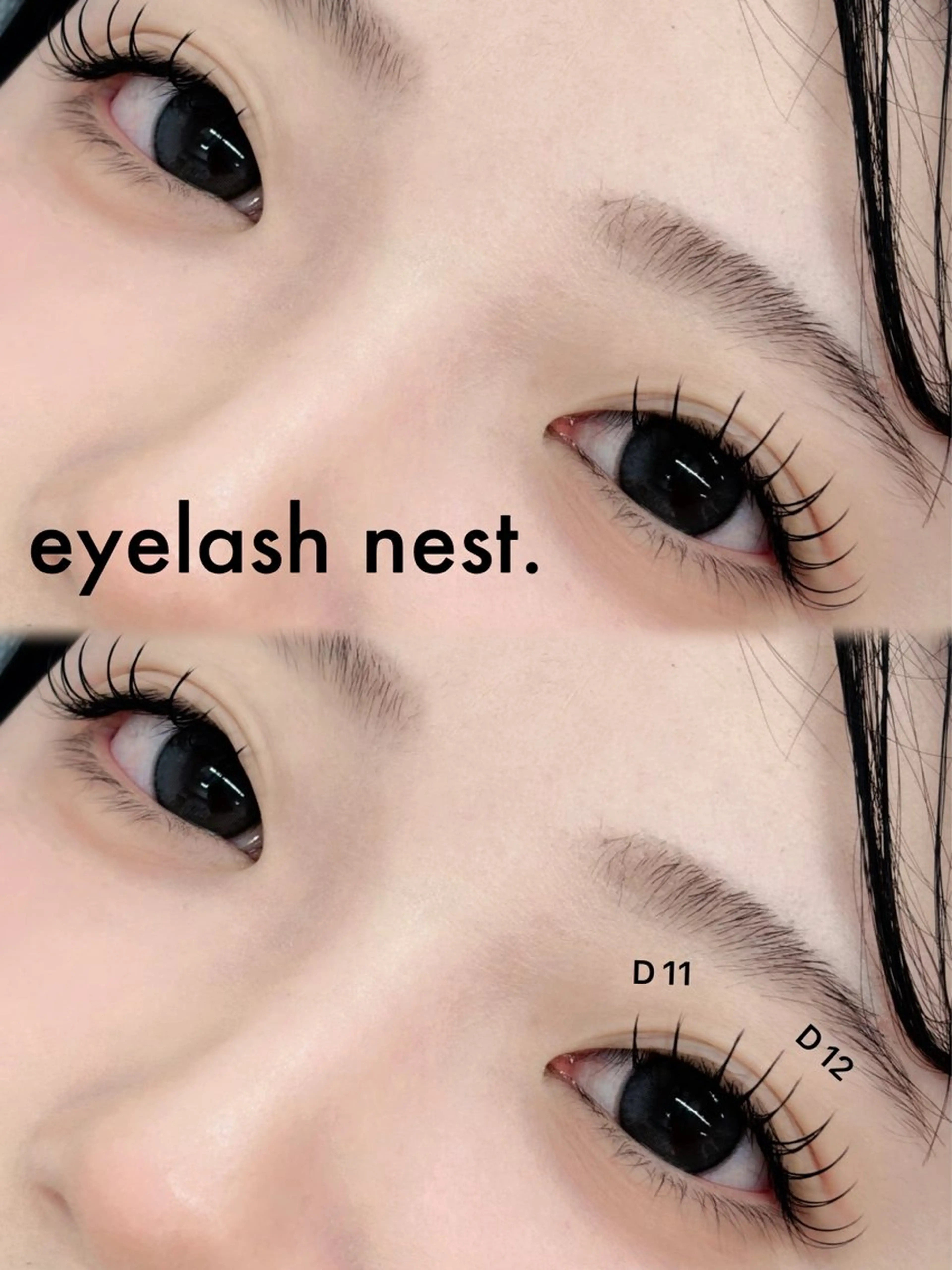 マツエク・マツパ フラットラッシュ マツエク intime内nest.所属・🤍nest. エリ🤍のマツエク・マツパデザイン