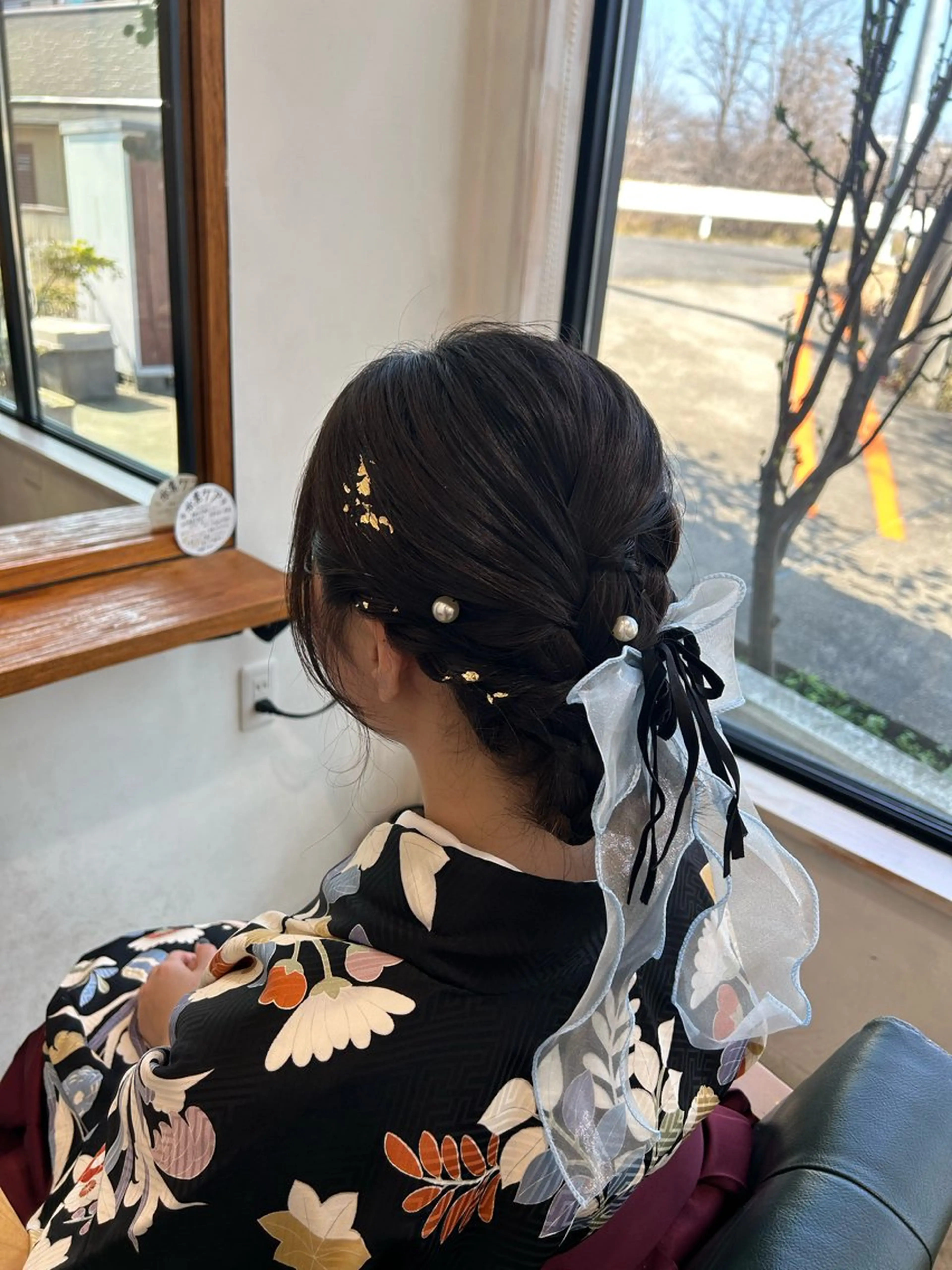 ミディアム ヘアアレンジ 前田 香恋のヘアスタイル