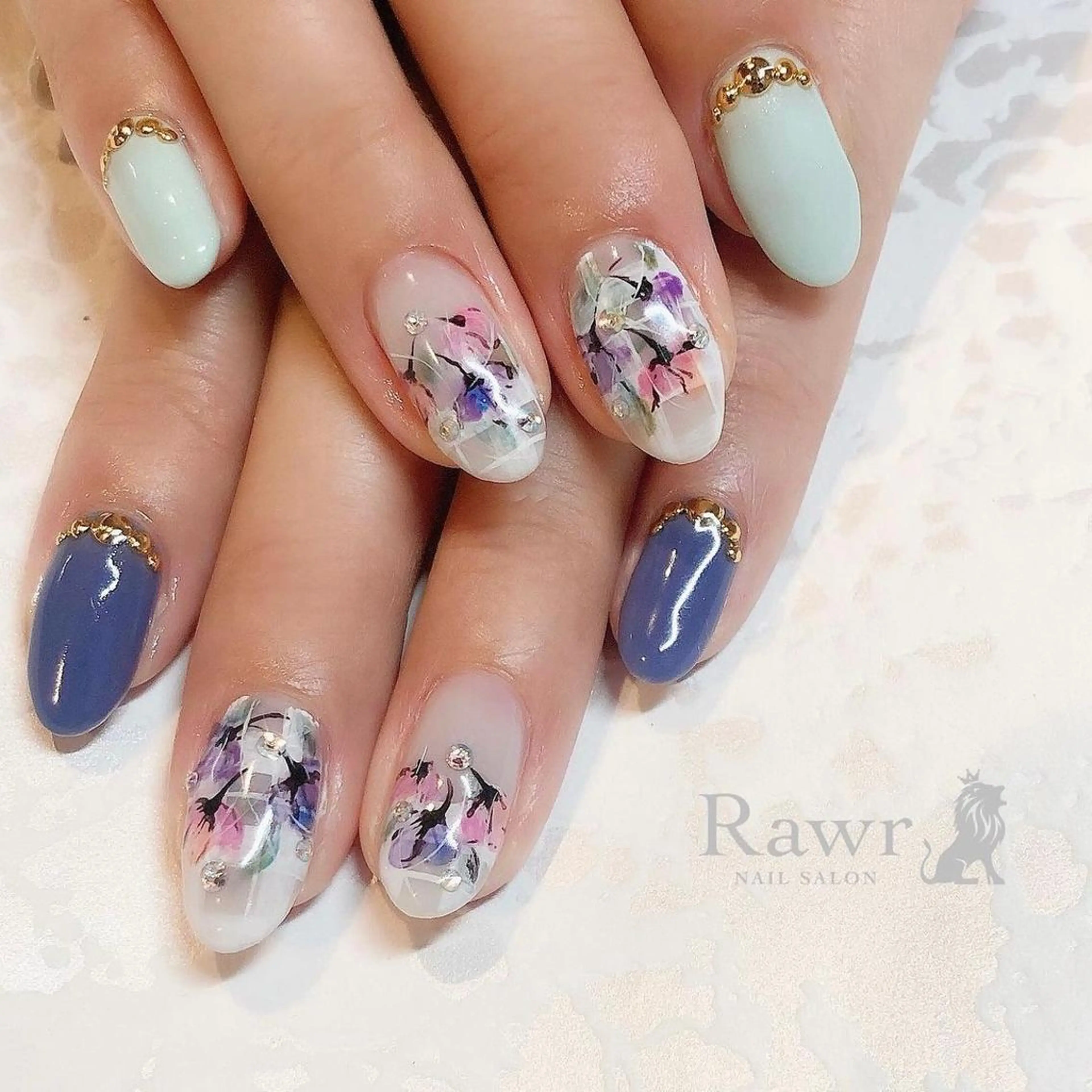 ネイル ハンドネイル Rawr / saoriのネイルデザイン