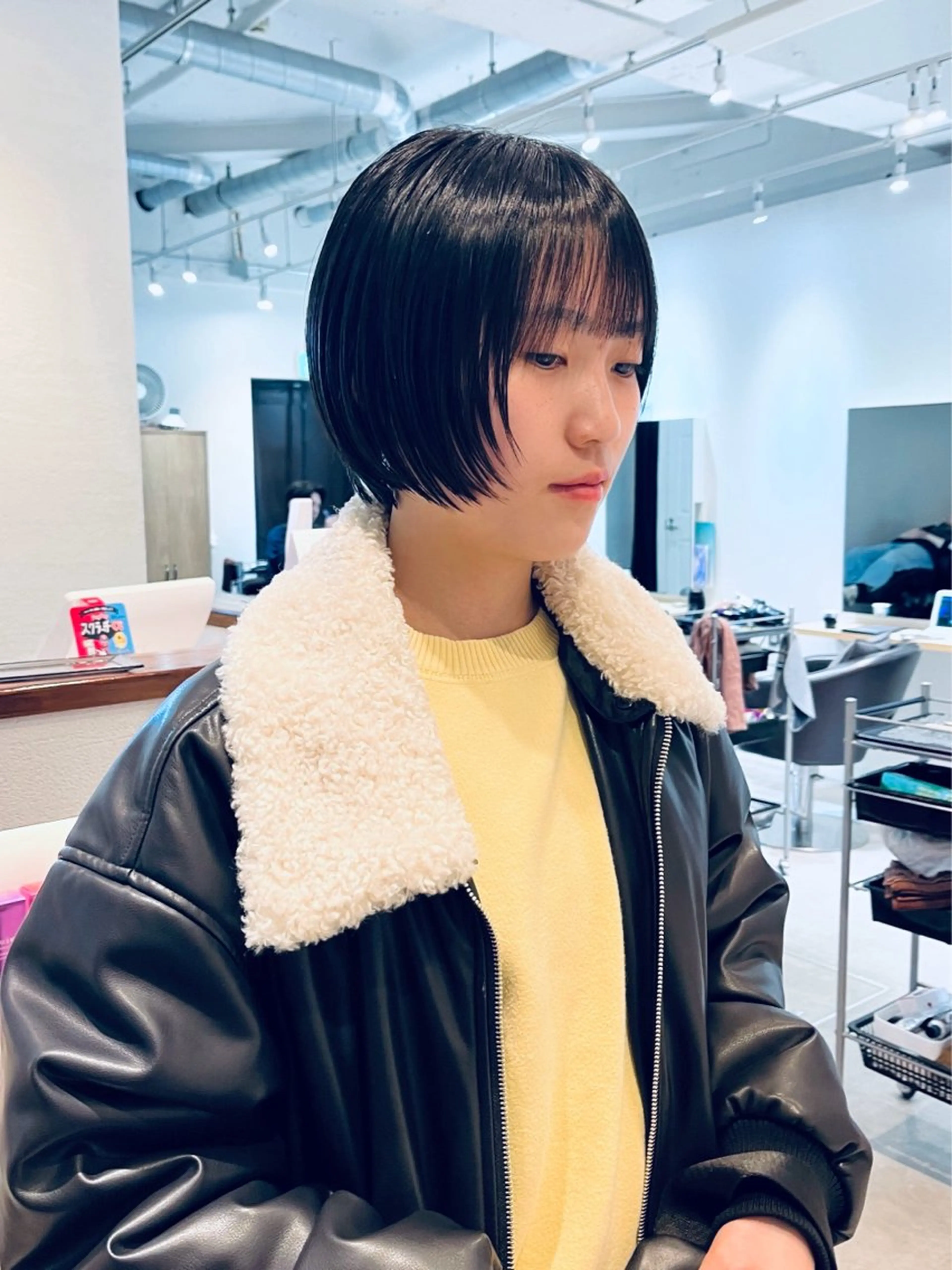 ショート カラー ショートボブ 透明感カラー ボブ ショートヘア カット ヘアカラー トリートメント ヘッドスパ benji 学芸大学所属・似合わせパーマ 🌱ショート/緒方椋のヘアスタイル