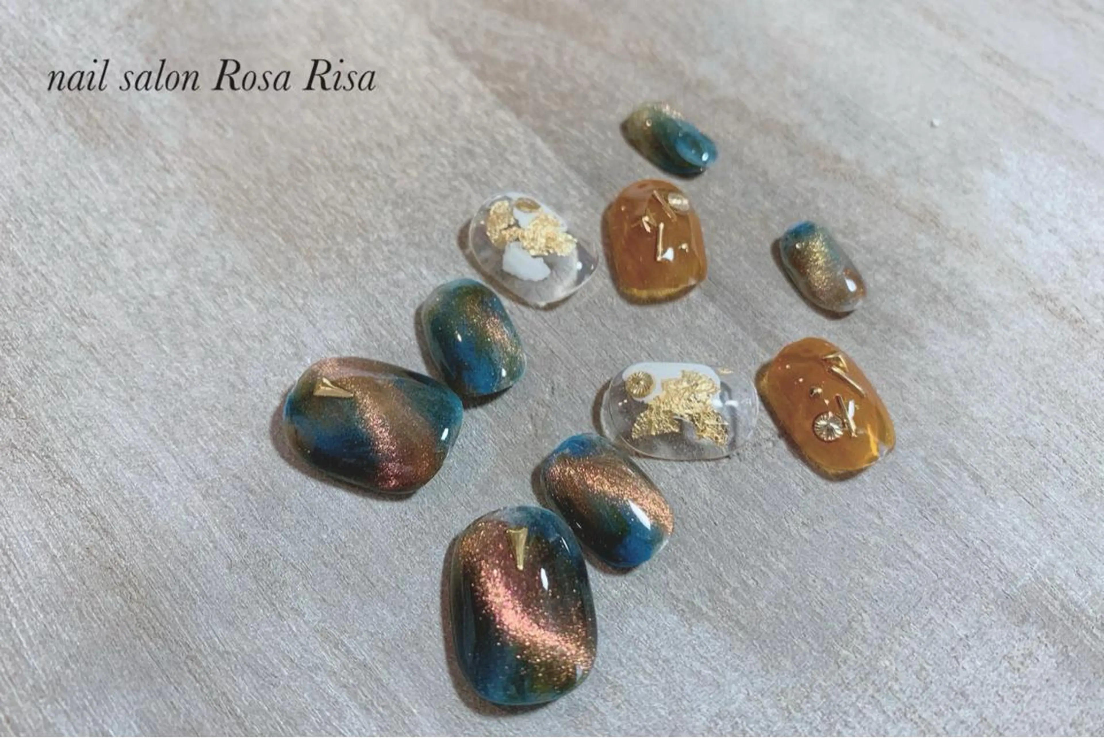 ショート ネイル マグネットネイル ネイルチップ その他(ネイル) ネイルスタジオ シェイクユアハンズのネイルデザイン