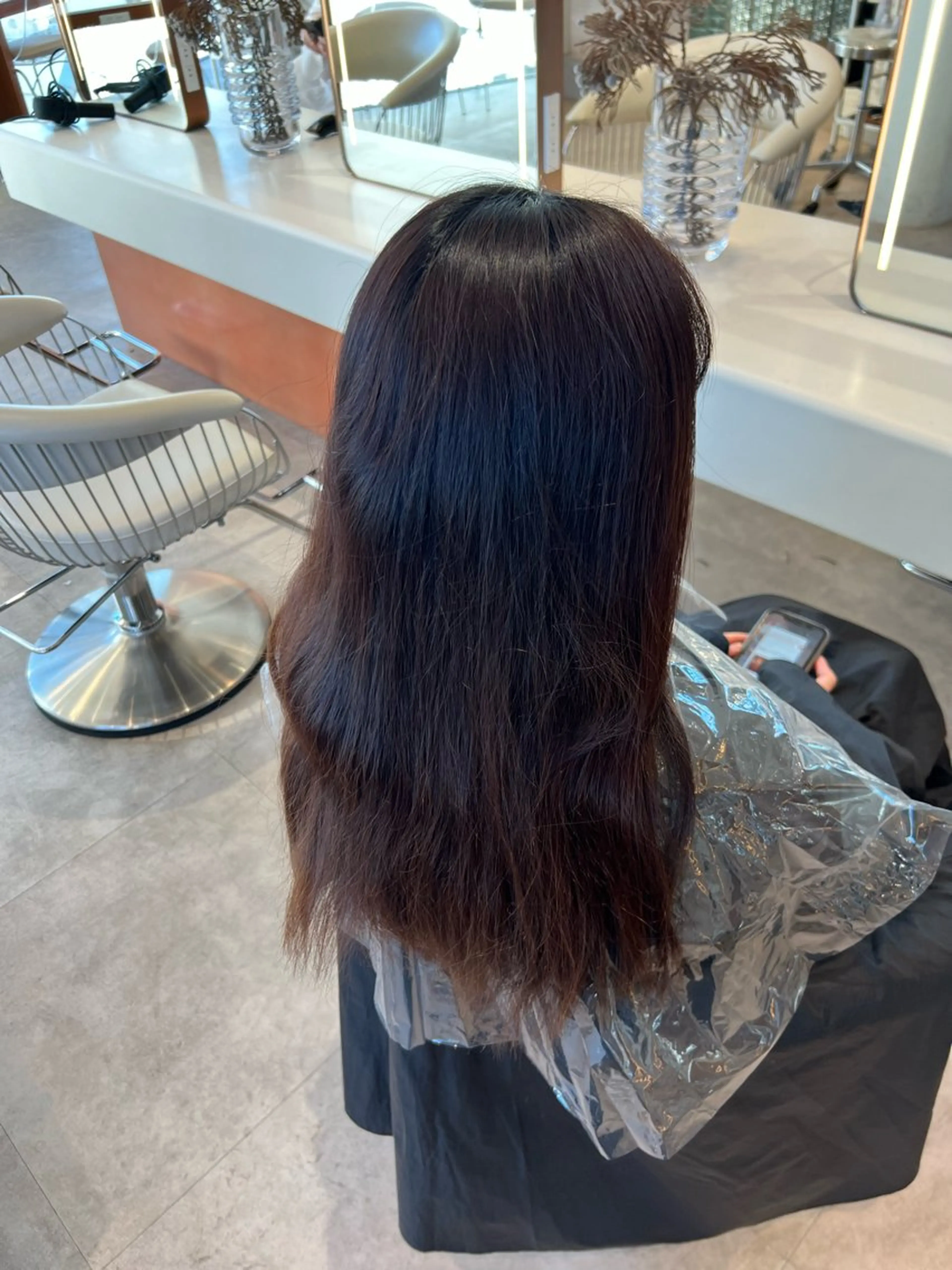 ミディアム カラー ✨髪質改善 縮毛矯正 艶髪 立川 コウキ✨のヘアスタイル