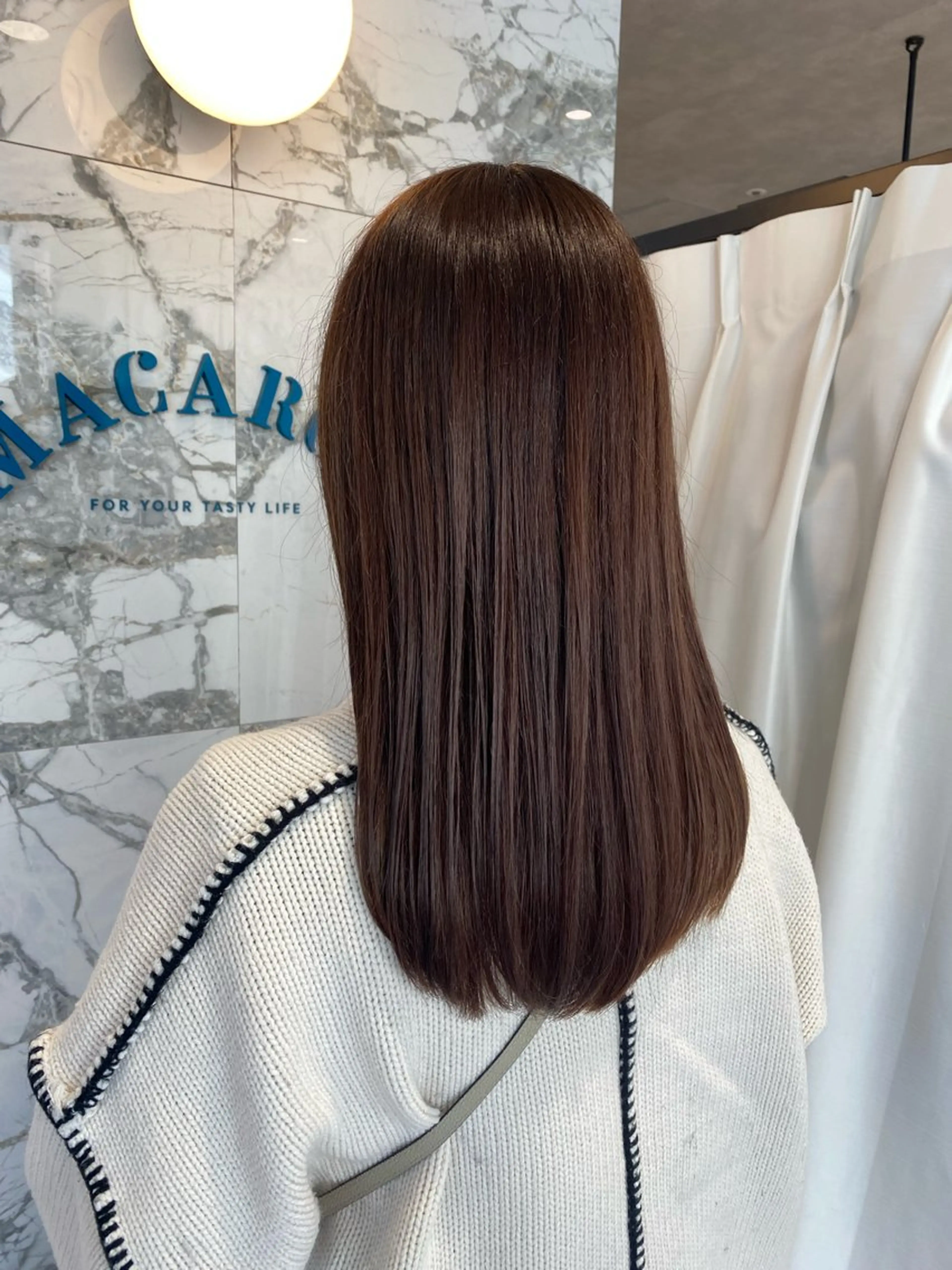 セミロング POCKET  いわき店所属・諸橋 美波のヘアスタイル