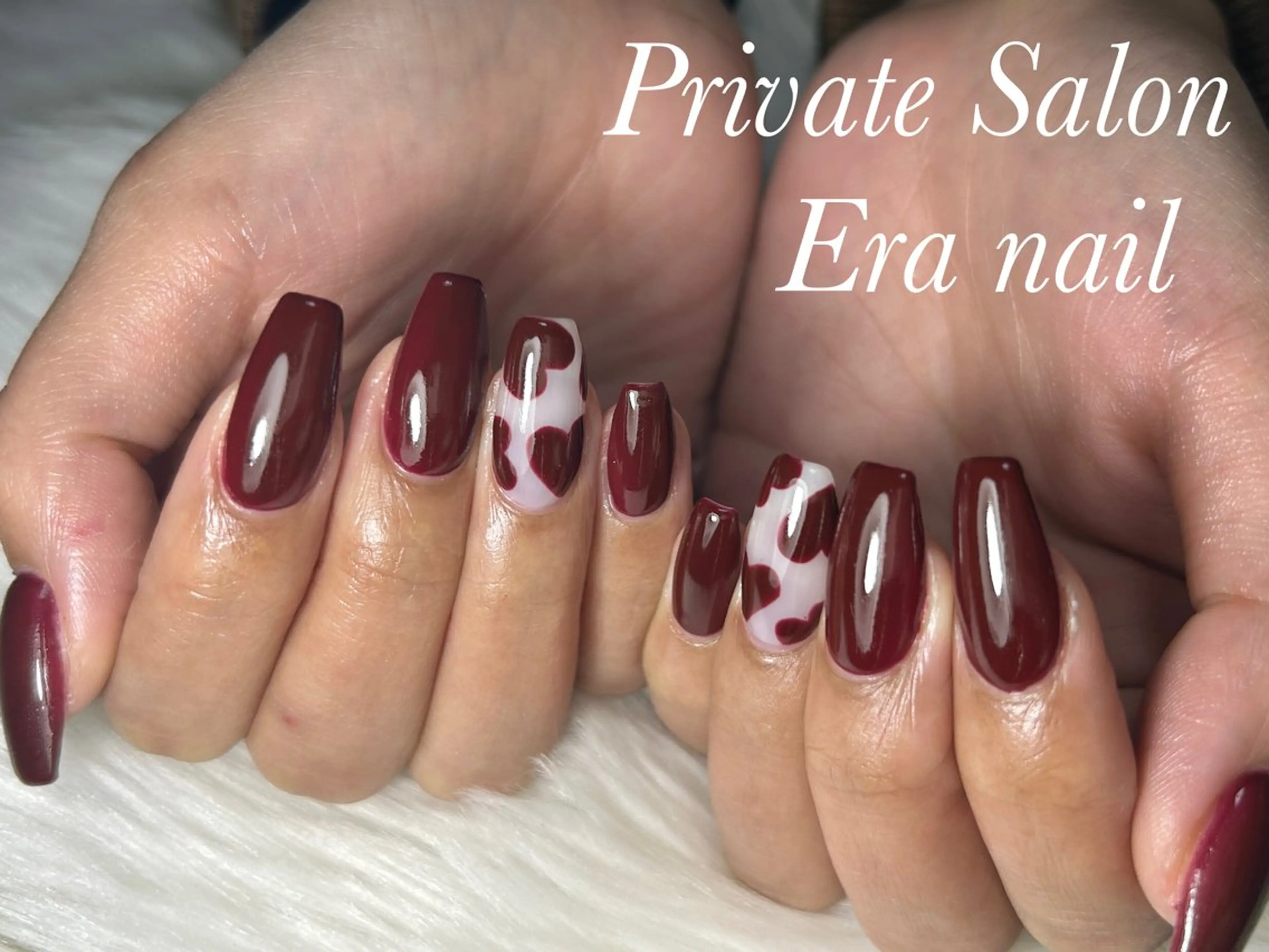 ネイル ハート ハンドネイル Era nailのネイルデザイン