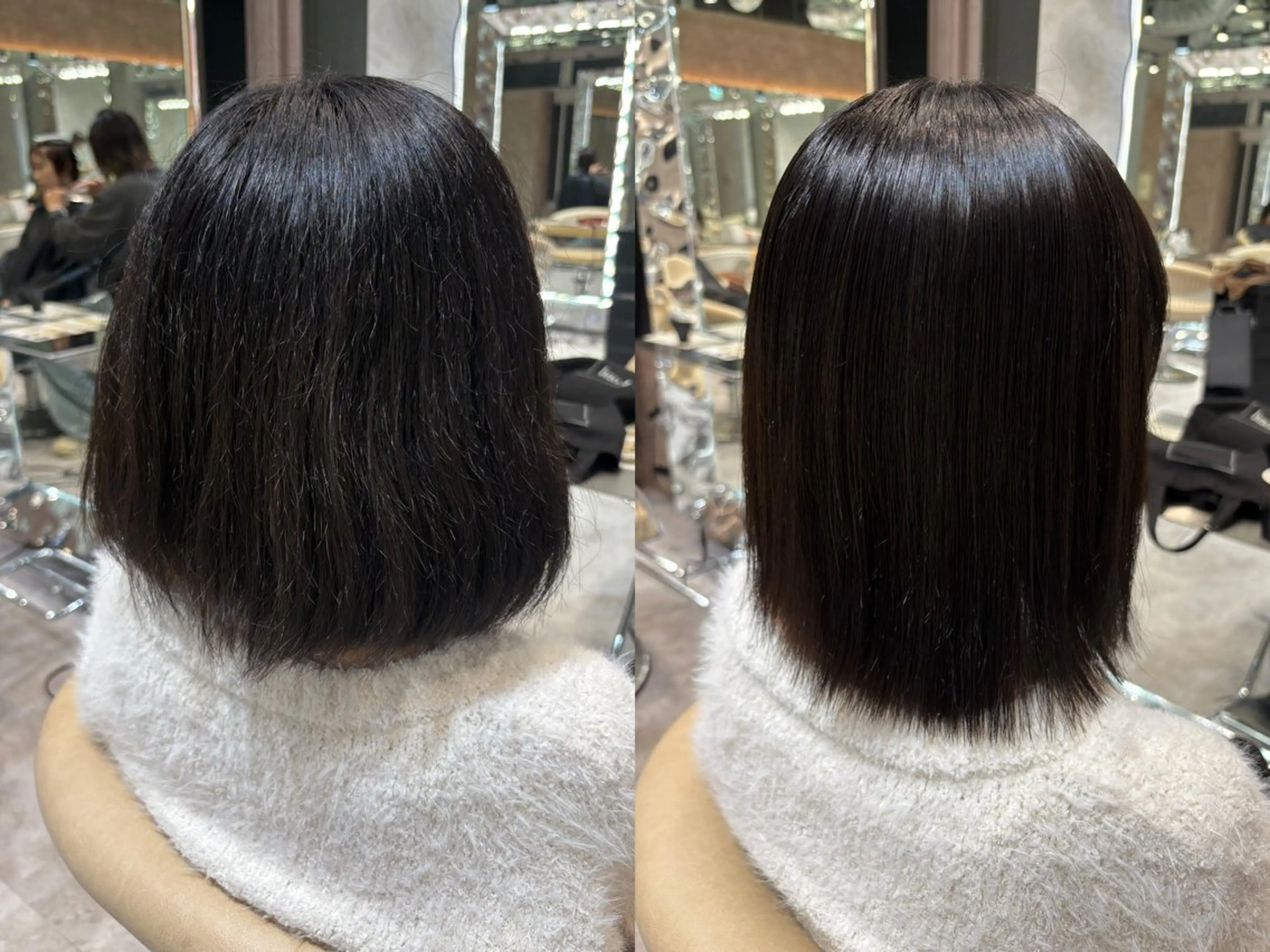 ミディアム 縮毛矯正 カットモデル募集中/ くるみのヘアスタイル