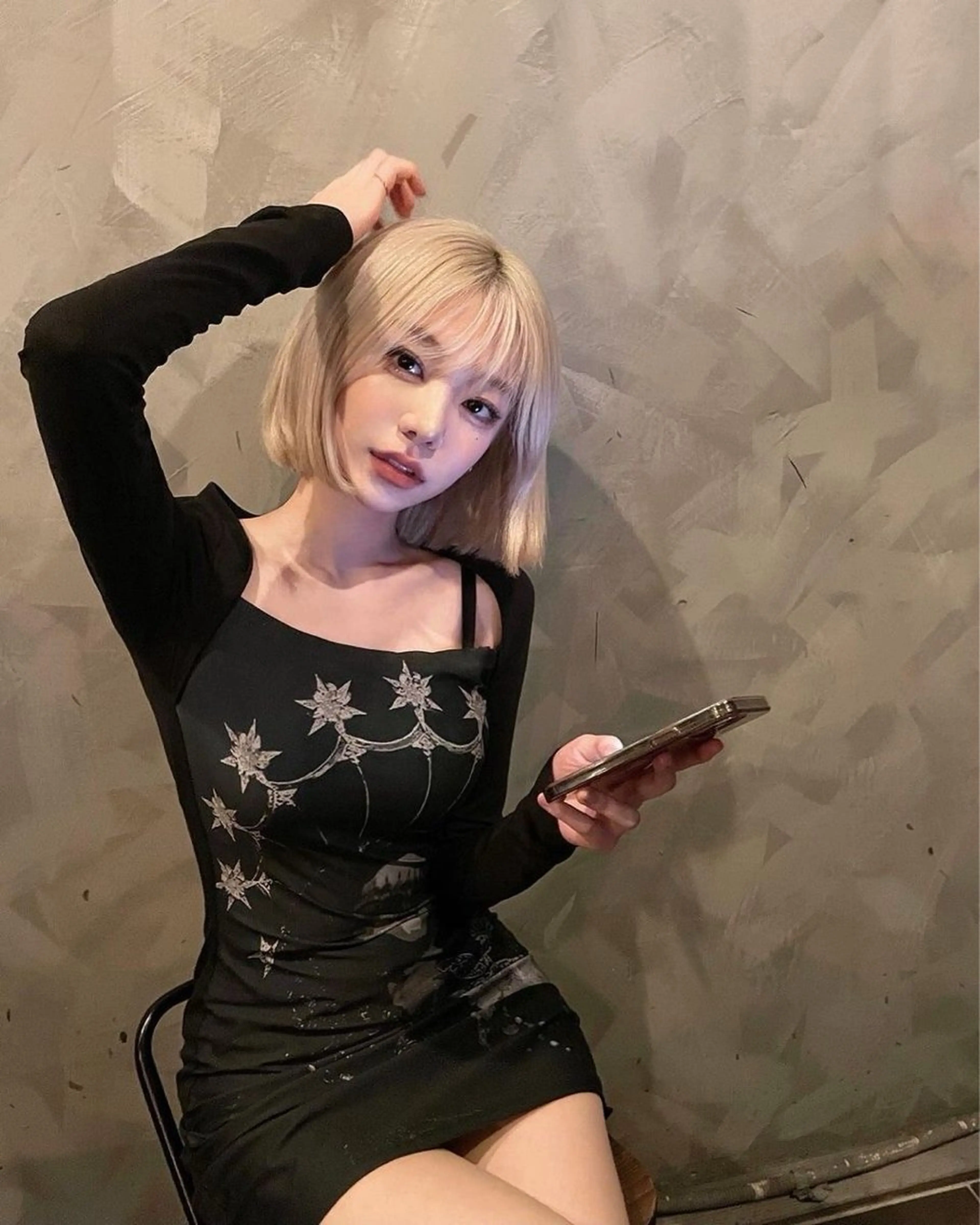 ショート えり 堀江/ボブ /艶髪/レイヤーのヘアスタイル