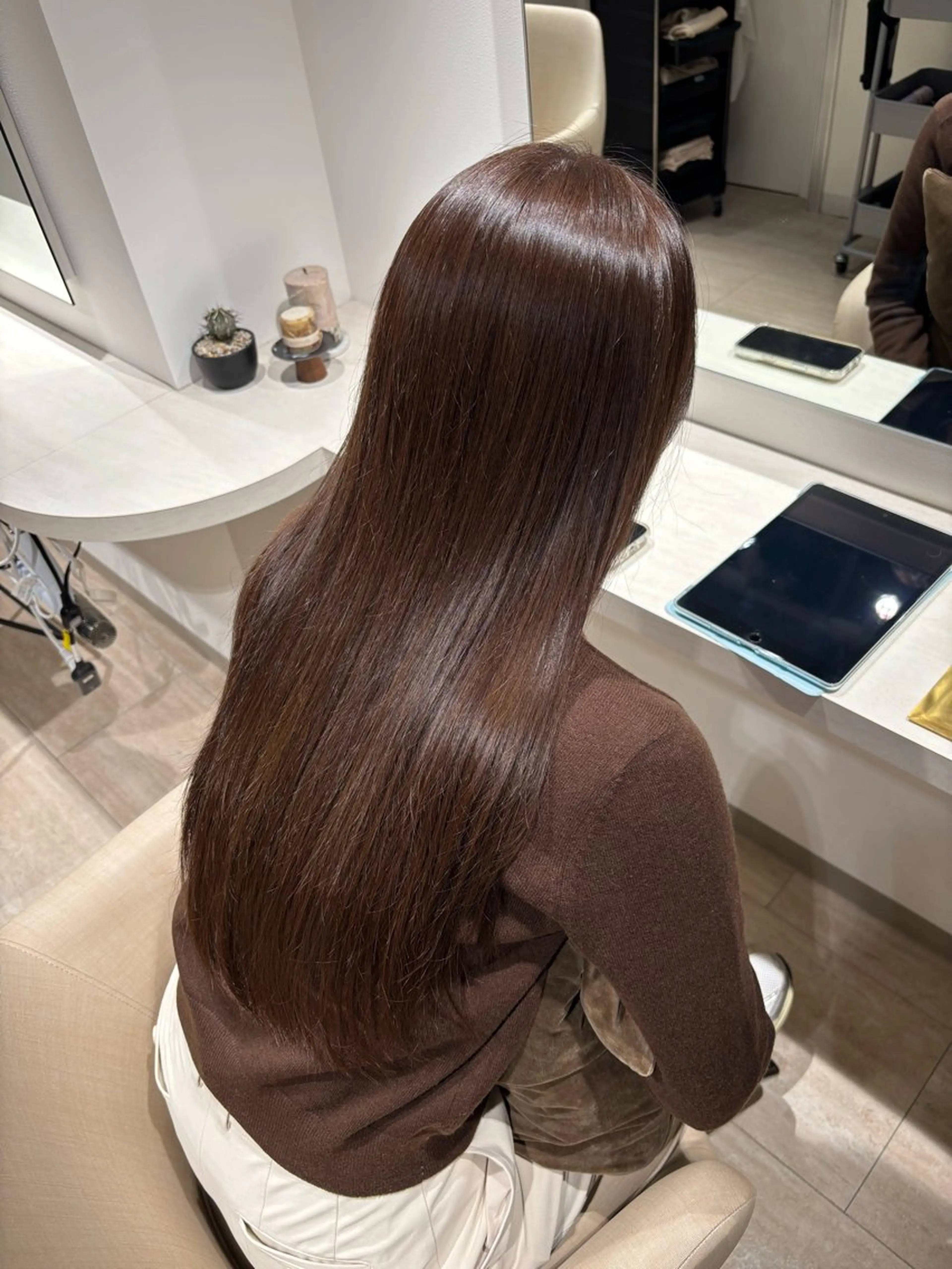 ロング カラー ベージュカラー ケアカラー 透明感カラー オレンジ ヘアカラー 🌸SAORI /透明感カラー🌸のヘアスタイル