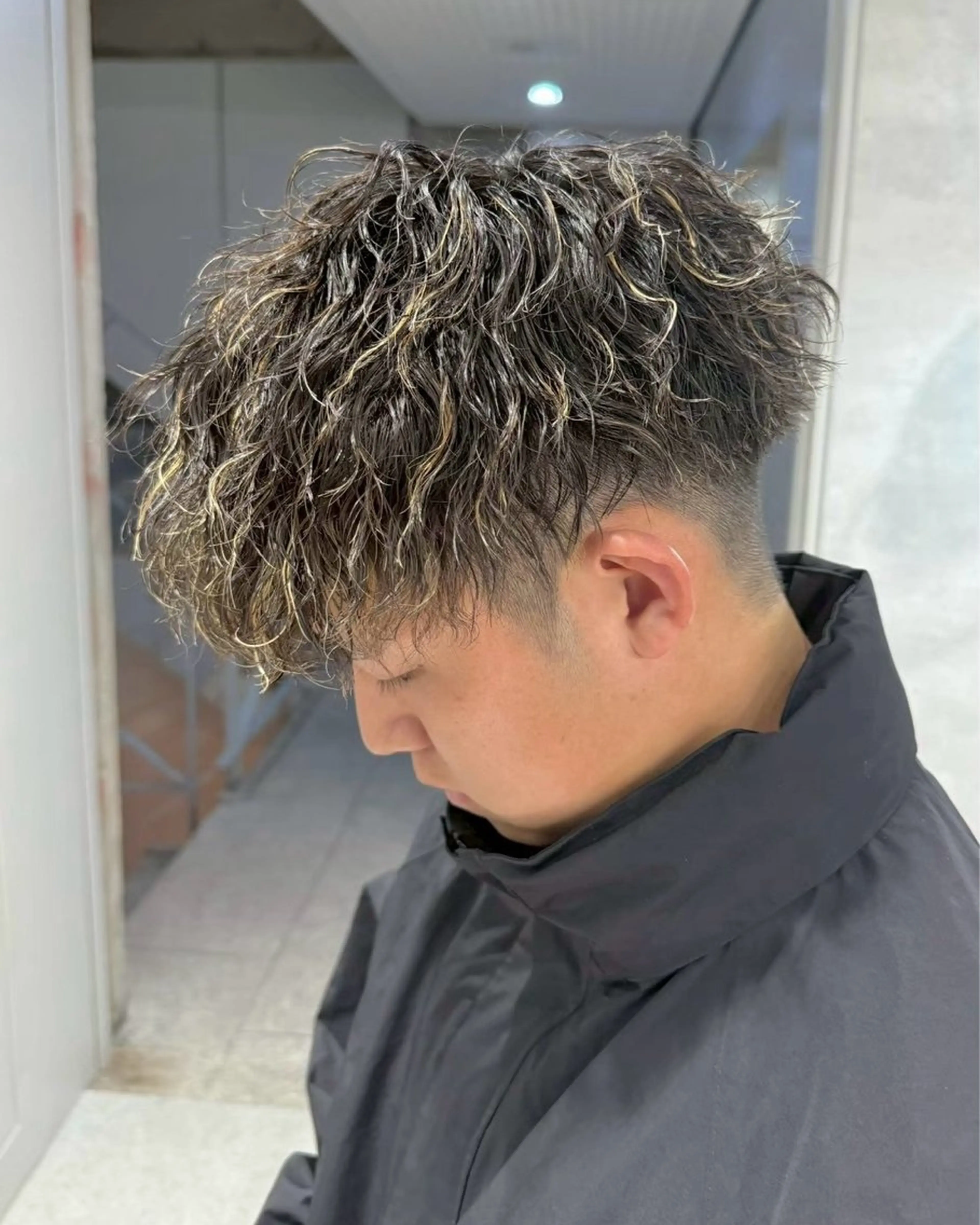 カラー パーマ メンズ パーマ特化 まなるのヘアスタイル