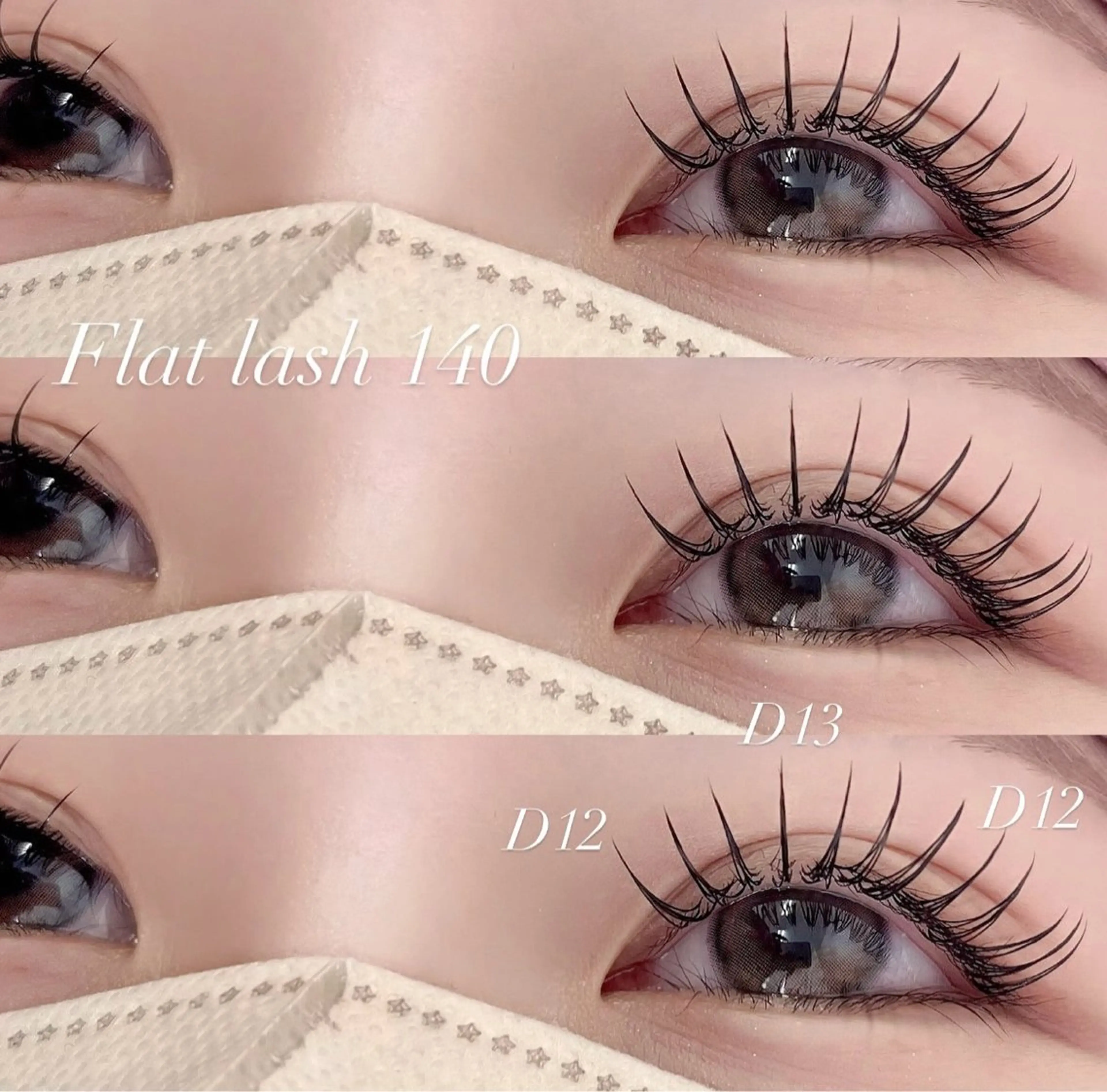 【J.C.Dカール/8~14mmから選択◎】フラットラッシュ160本までつけ放題🥨の写真